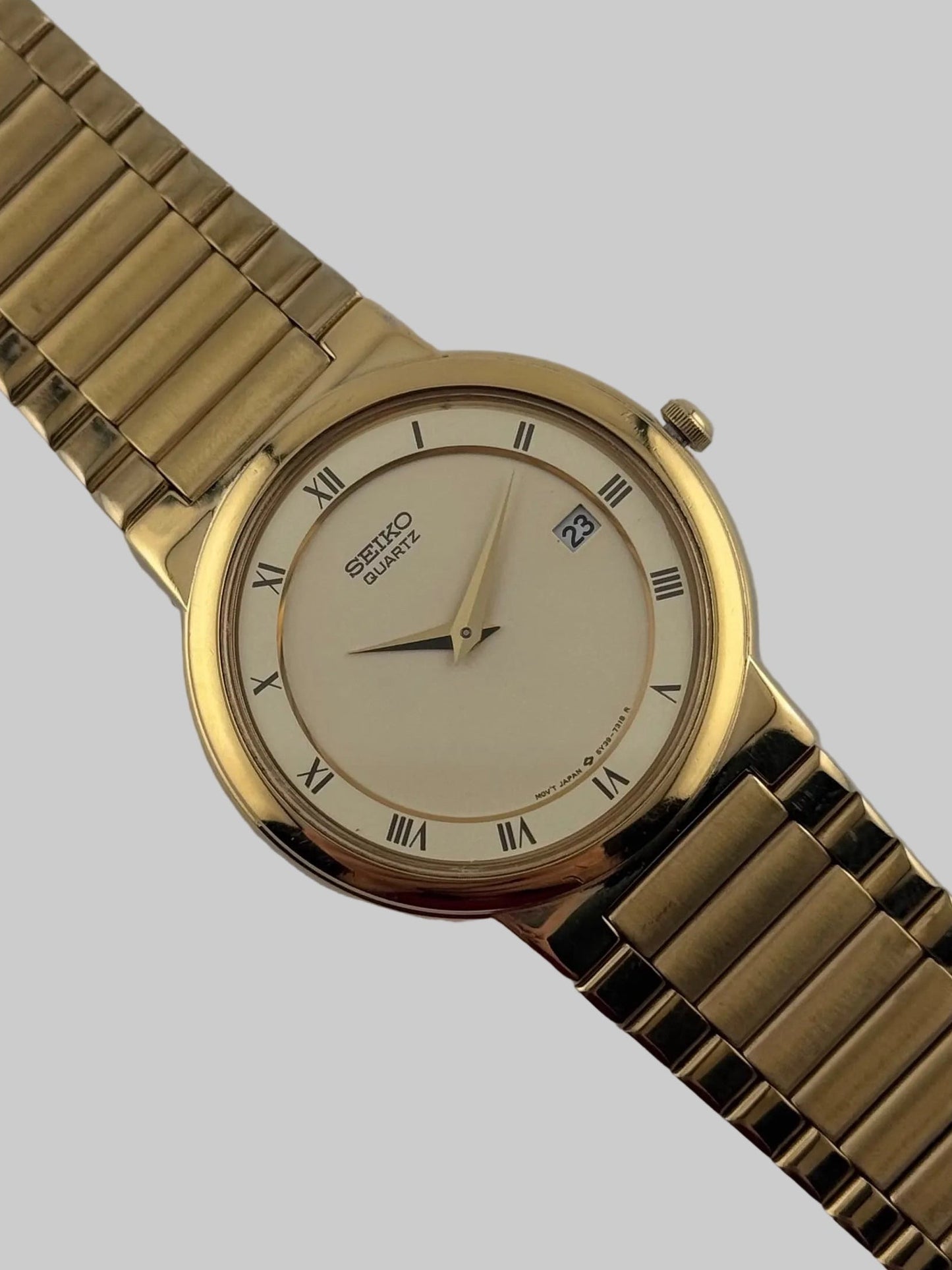 Seiko Quartz Date just - 5Y39-7140