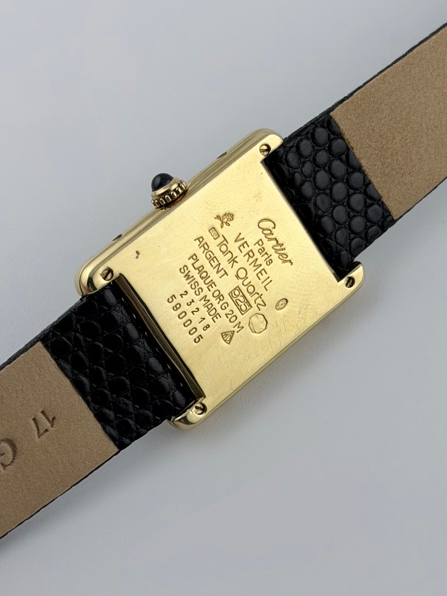 Cartier Must De Paris Tank Quartz - 590005 - Box & Papers
