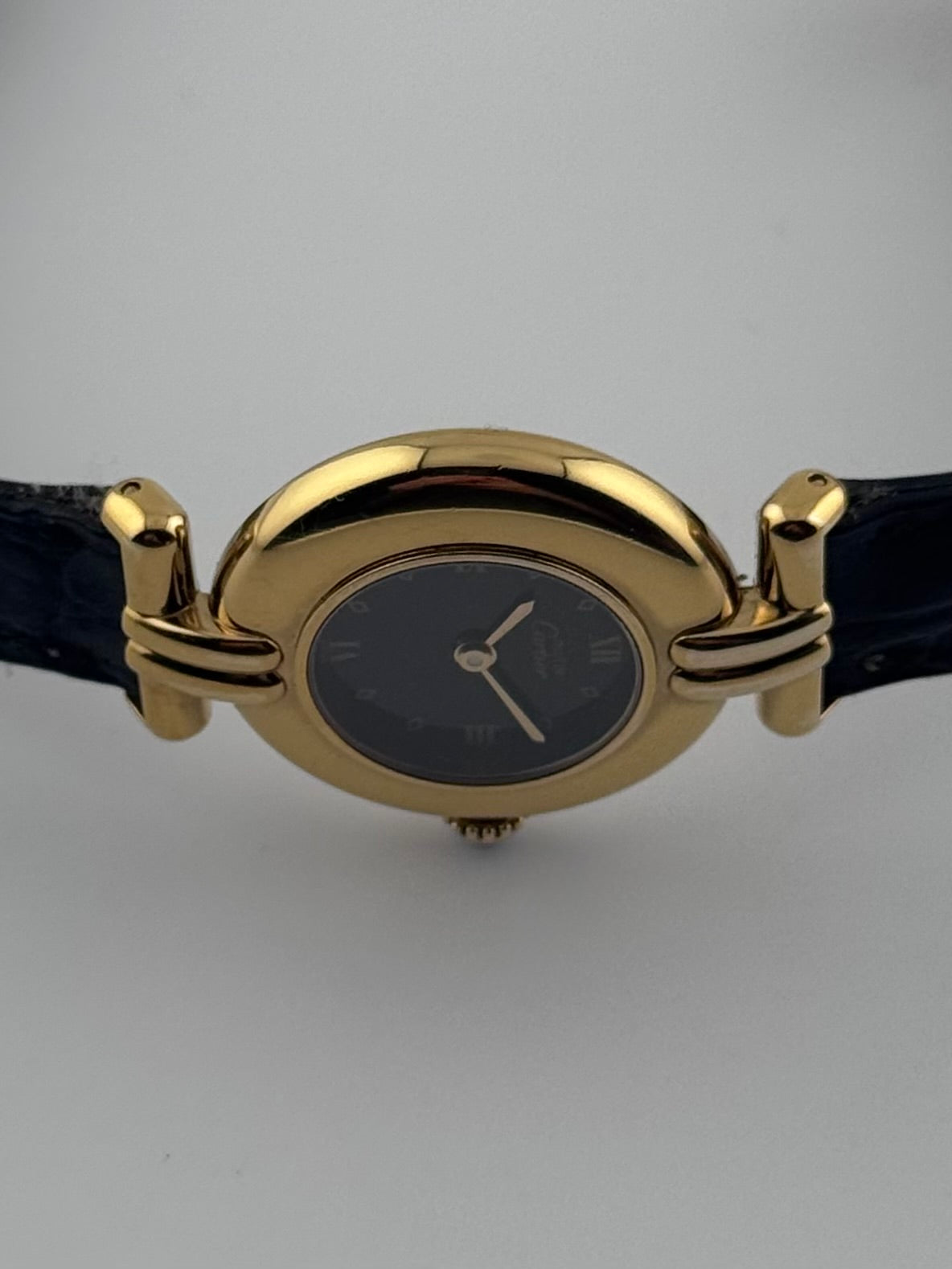 Cartier must de Colisee Quartz - 590002 - Ladies - Onyx Dial original box and strap