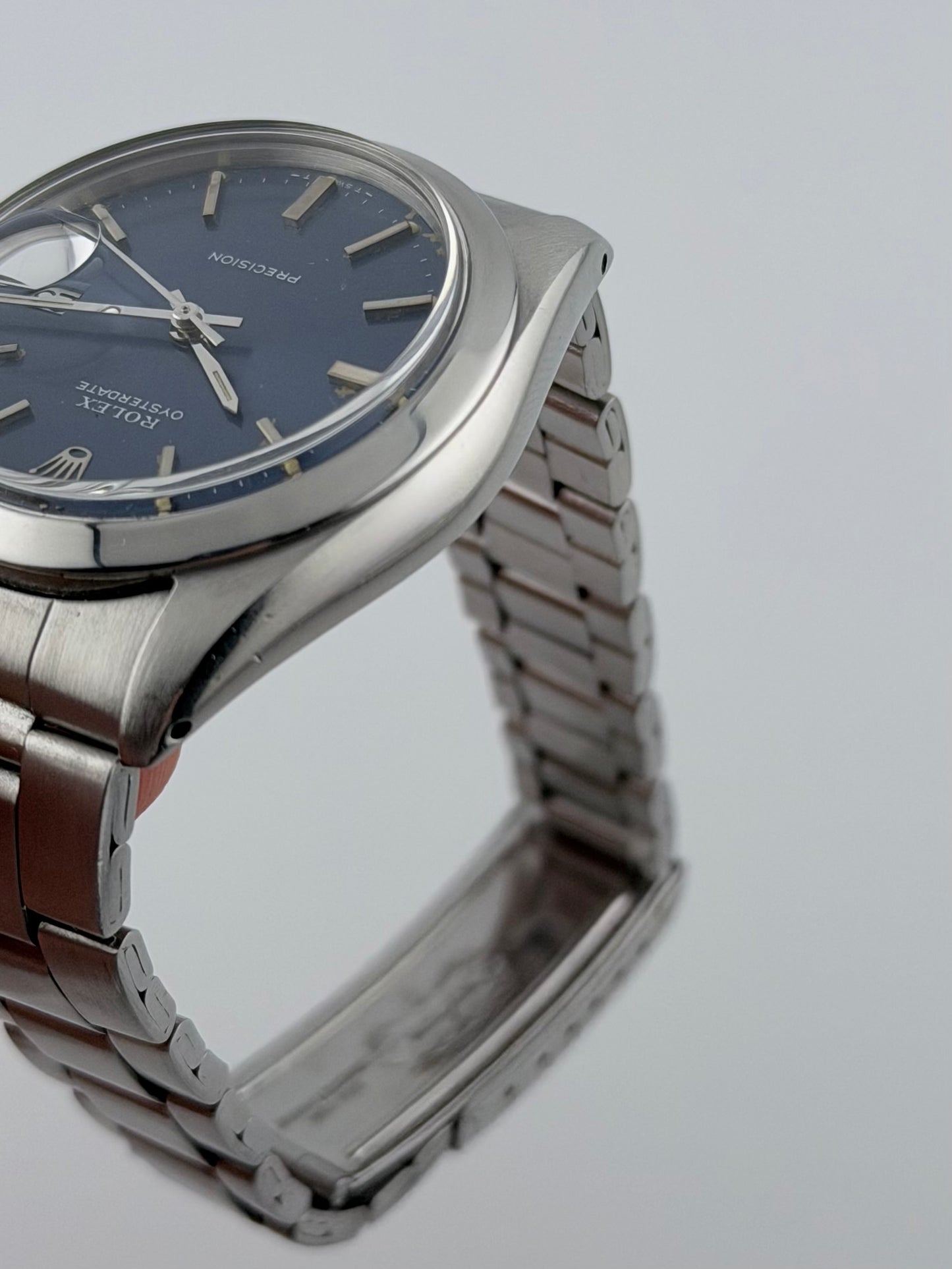 Rolex Oysterdate Precision Manual Wind - 6694 - Blue Sunburst Dial!