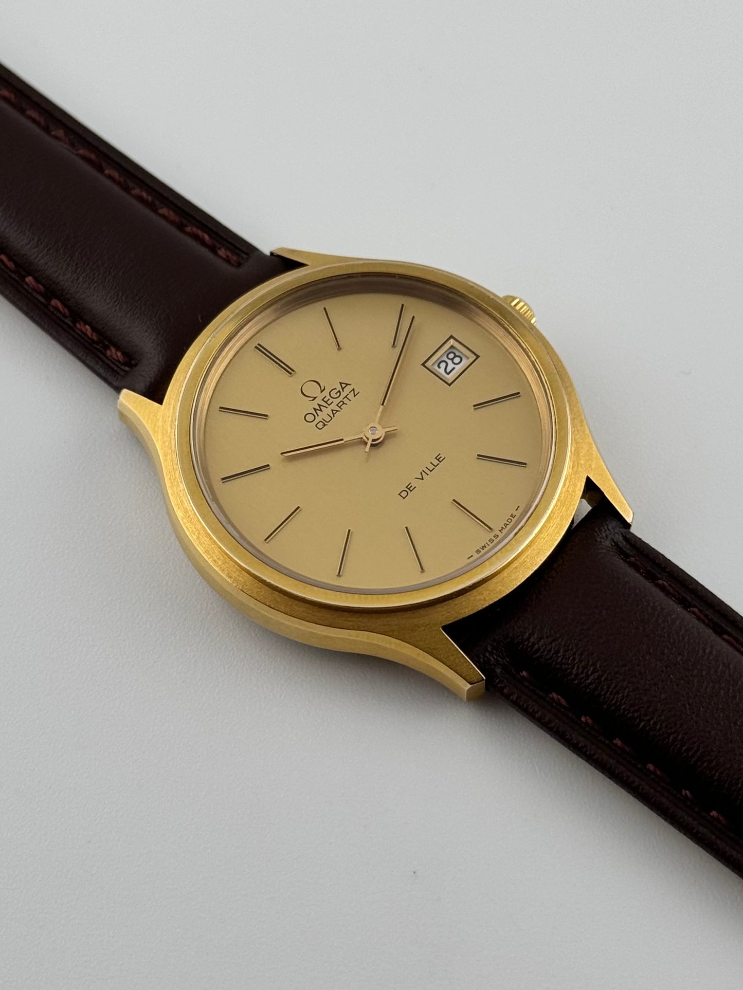 Omega DeVille Quartz Date - 192.0027 - Near New Old Stock