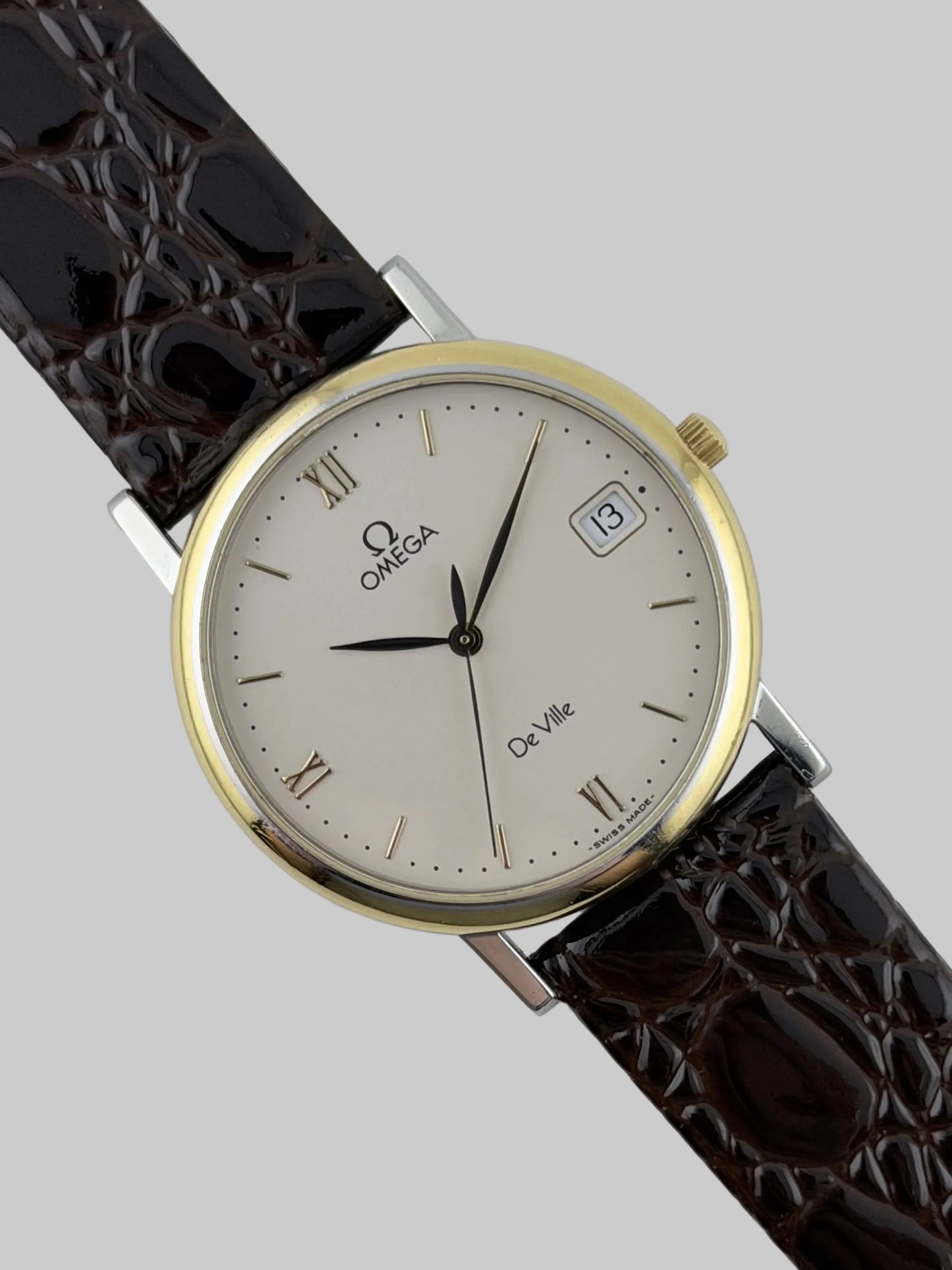 Omega De Ville Quartz - 18ct gold and steel - 196.2432