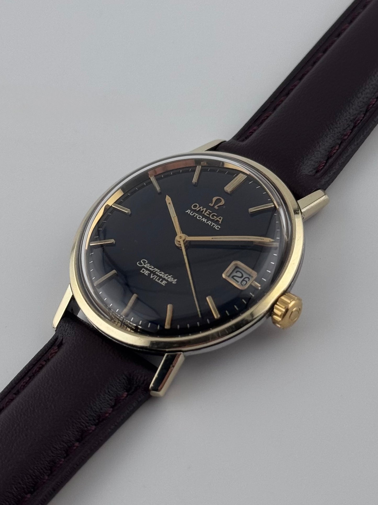 Omega Seamaster De Ville Automatic Black Dial - 166.020 - Rare
