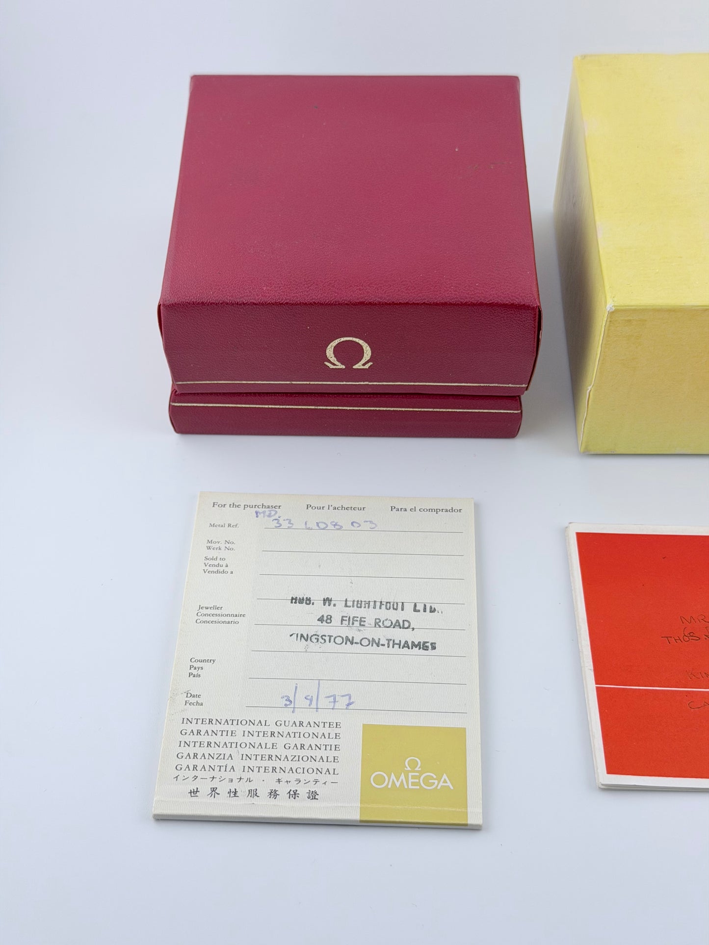 Omega Geneve Manual Wind Date - 136.0103 - Box and Papers!