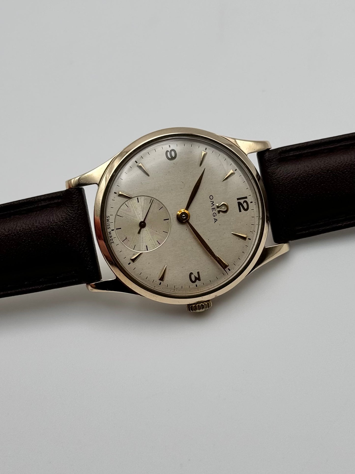 Omega Sub Seconds Manual Wind 9ct Solid Gold 312572
