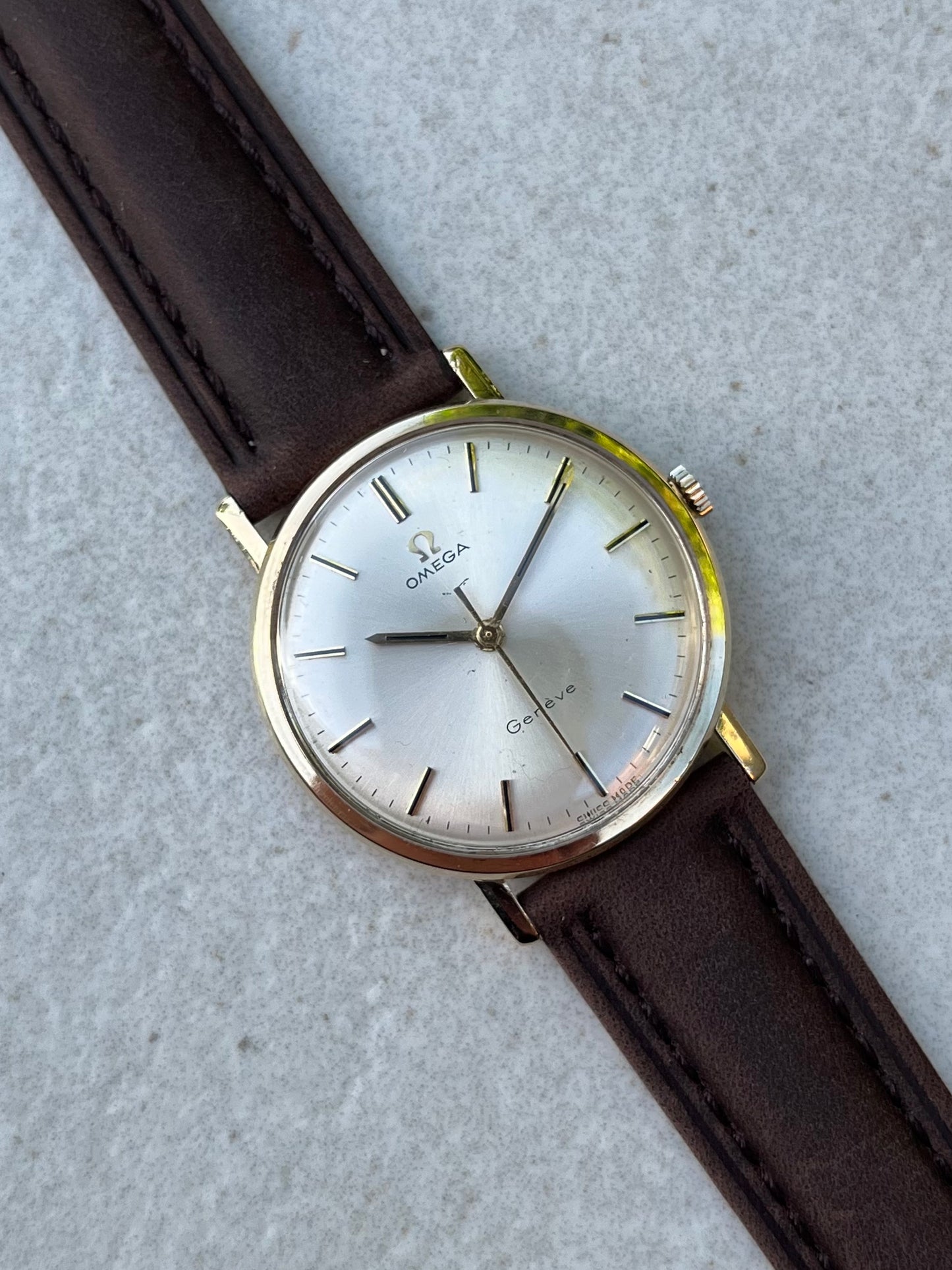 Omega Geneve Manual Wind 9ct Gold 131.25016