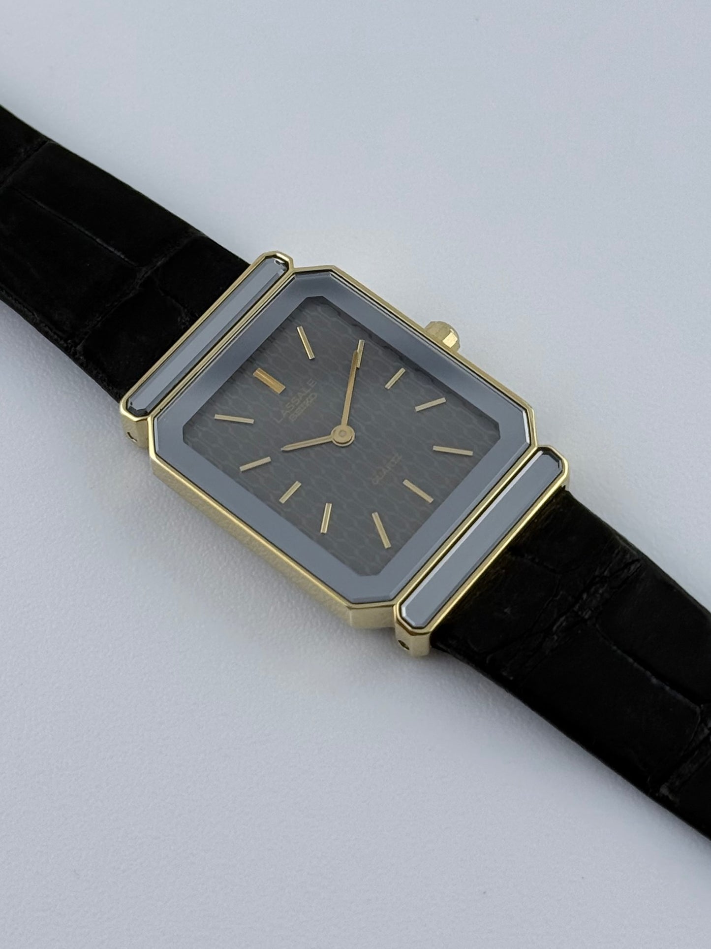 Seiko Lassale Tank Quartz 1230-5319 - Ladies - New Old Stock