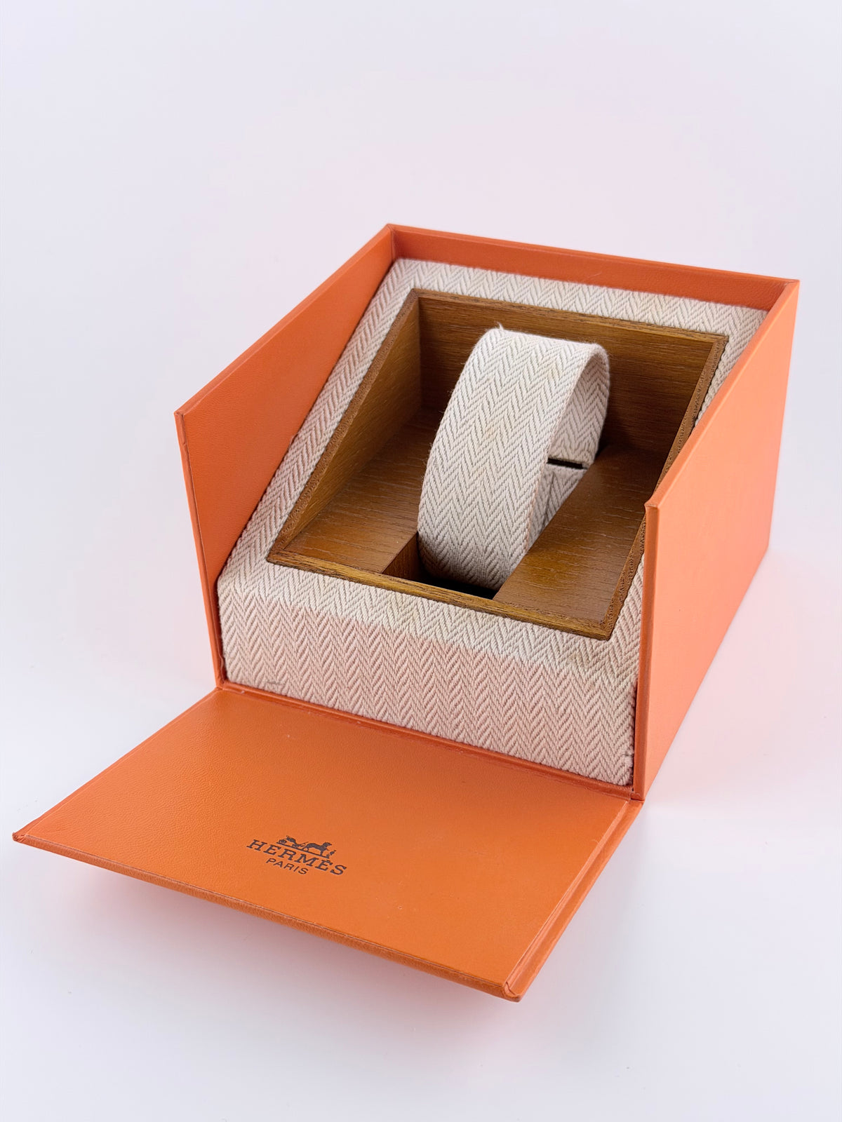 Hermes Paris Kelly Lock Watch - White - with Box and Papers