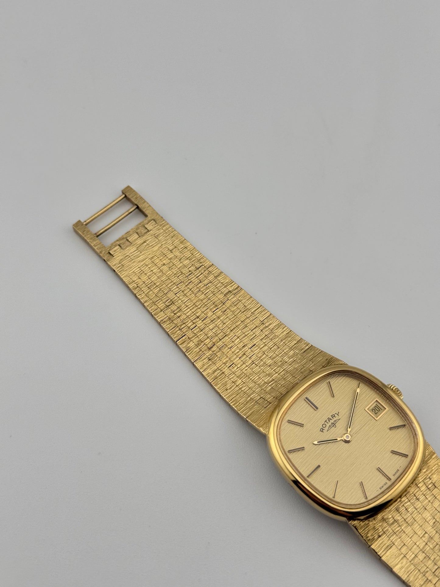 Rotary Manual Wind Date - Rare Bracelet Watch - OG Box