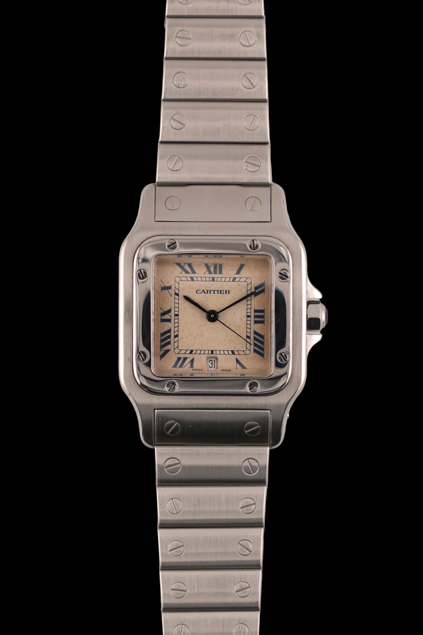 Cartier Santos Galbee Date Quartz - 987901