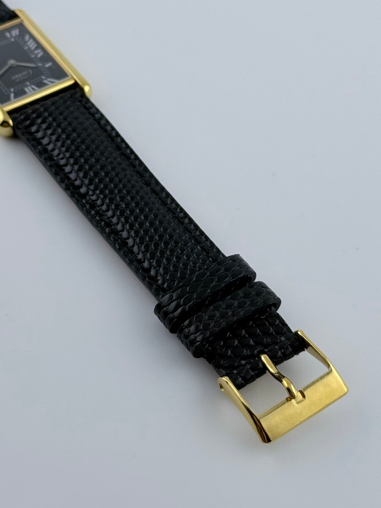 Cartier Must De Tank Manual Wind - 6 - Black Dial