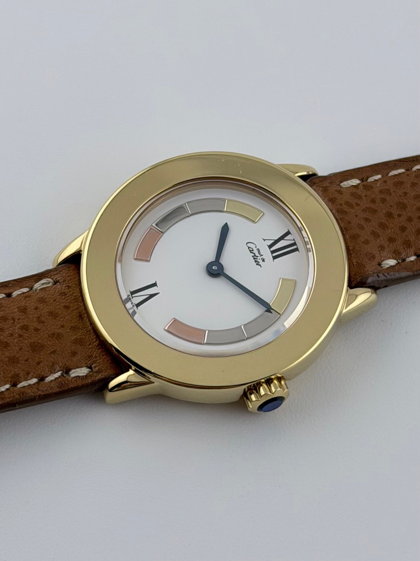 Cartier Must de Ronde Quartz - 1801 Trinity Dial - Box & Papers! - Ladies
