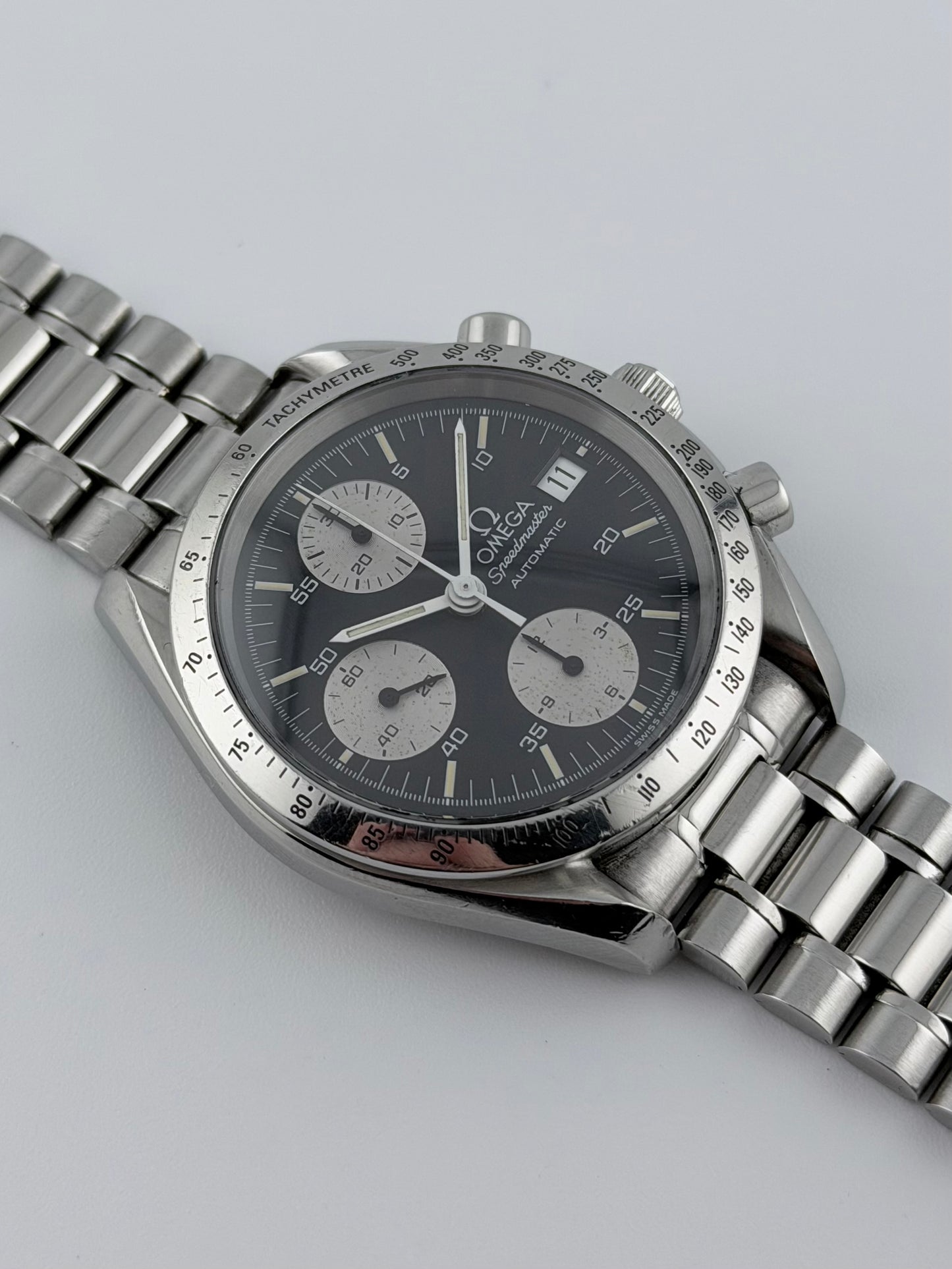 Omega Speedmaster Automatic Date - 175.0043 - Rare Reverse Panda Dial