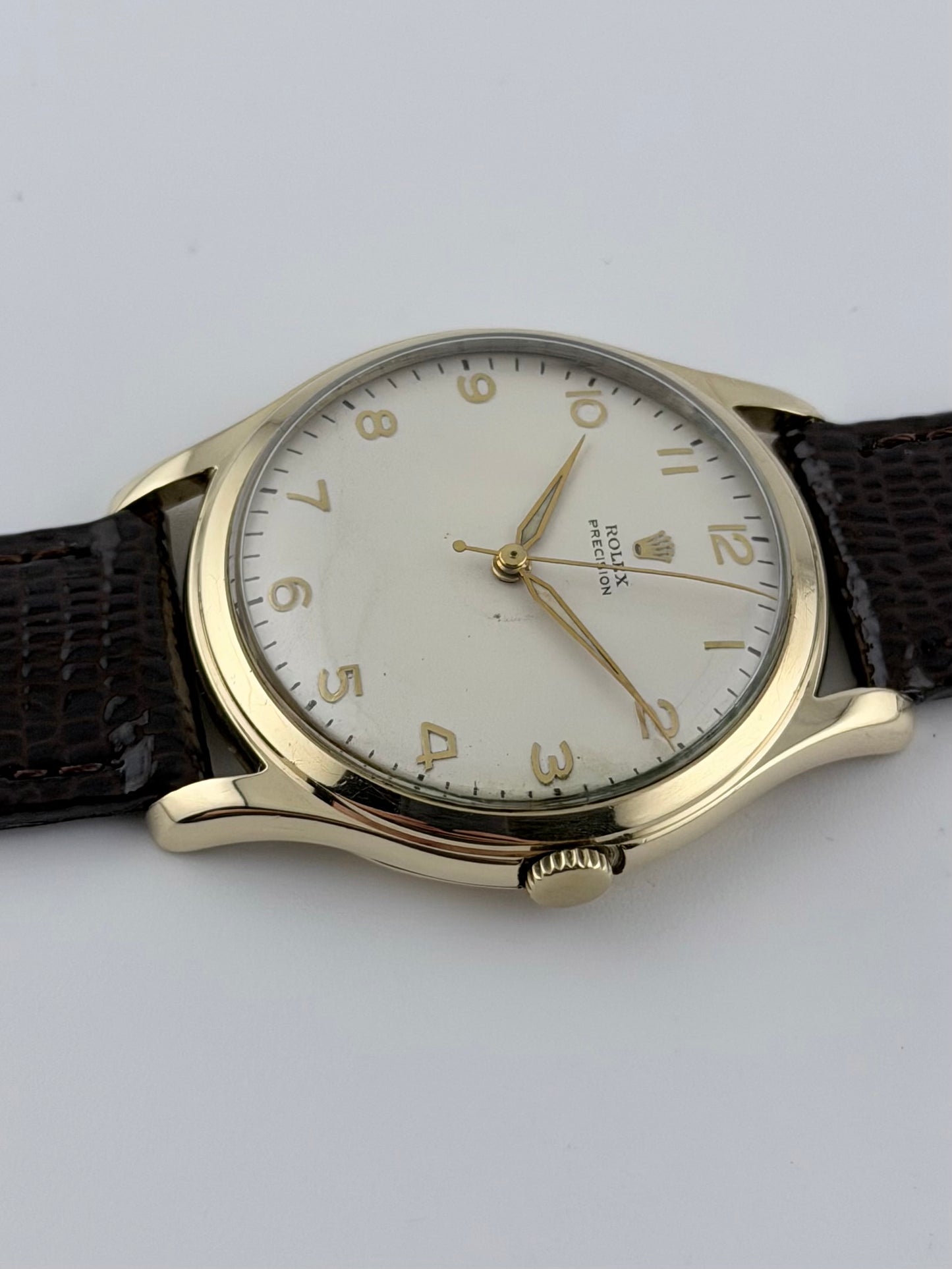 Rolex Precision Manual Wind - 794 - 9ct Gold - with Papers