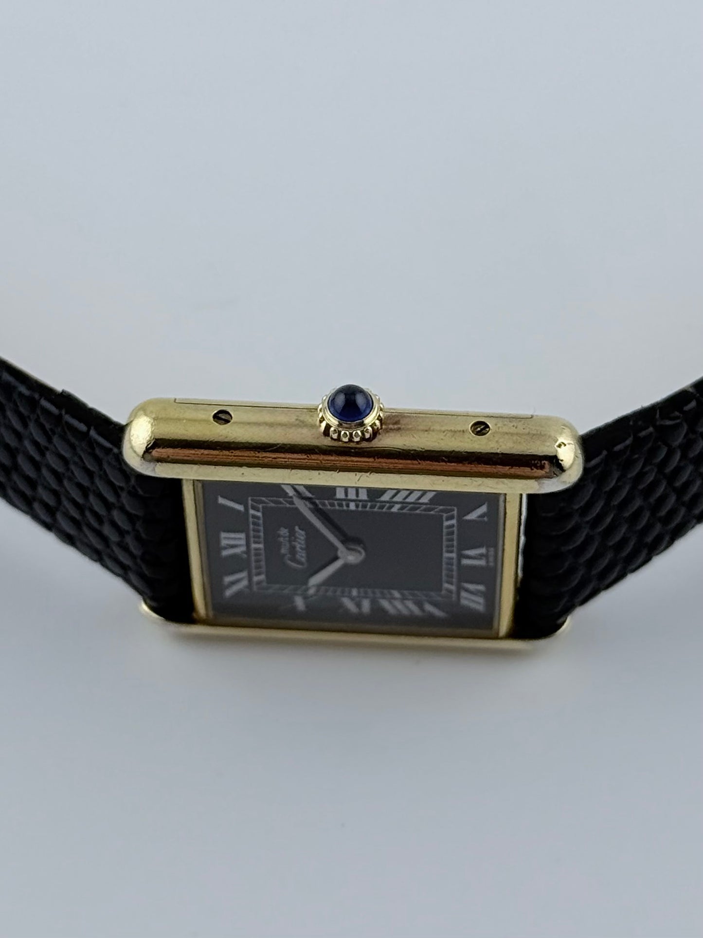 Cartier Must De Tank Manual Wind - 6 - Black Dial