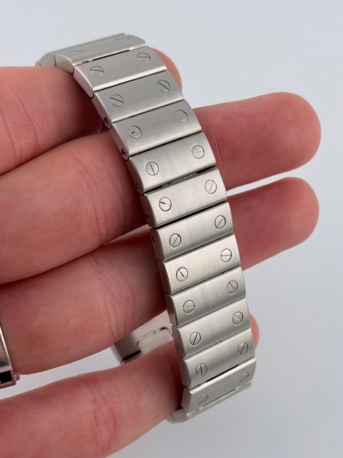Cartier Santos Galbee Date - 1564 - Exceptional Condition