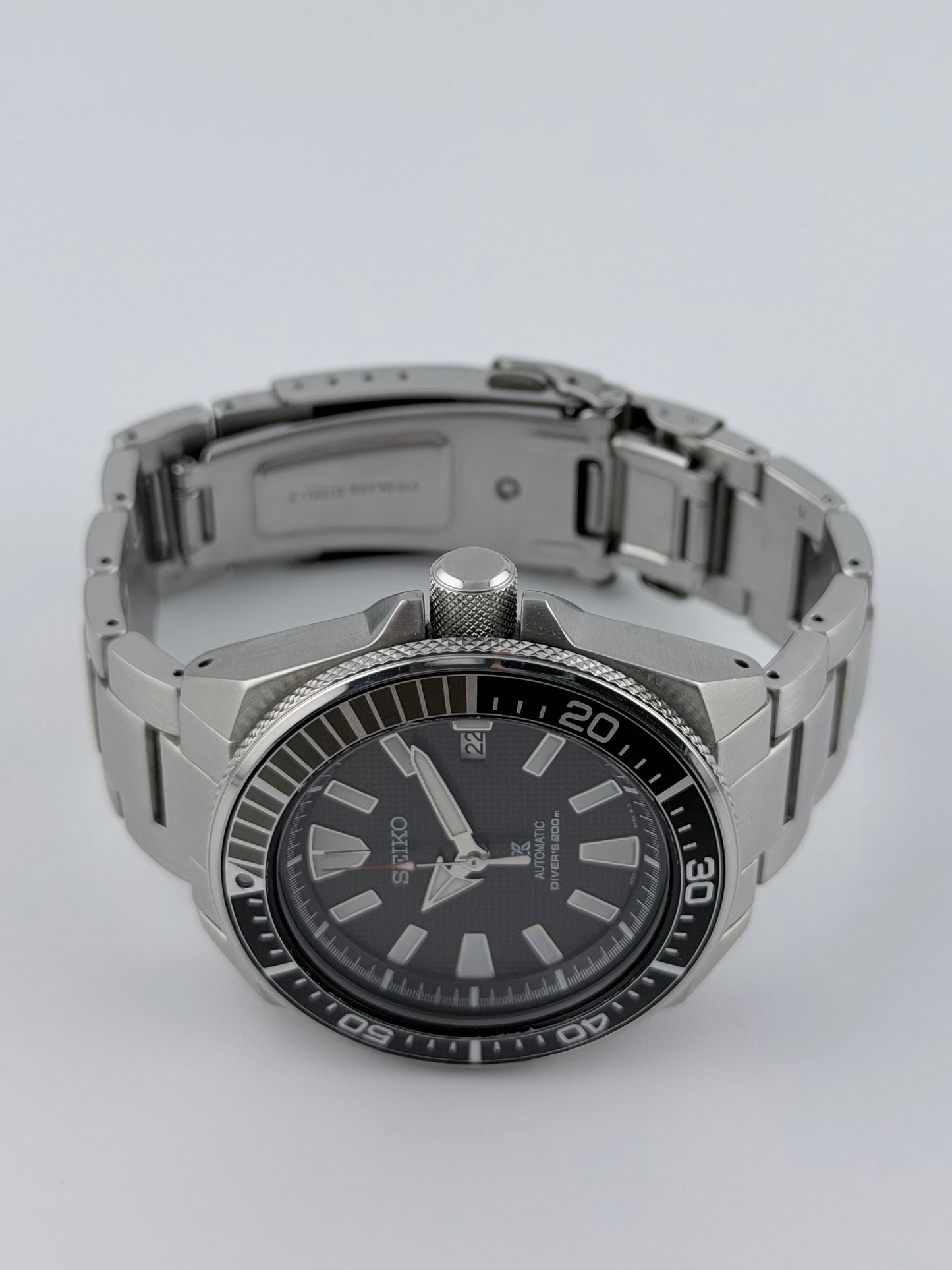 Seiko X Prospex Samurai Automatic Diver's 200m - 4R35-01V0 - Black Waffle Dial