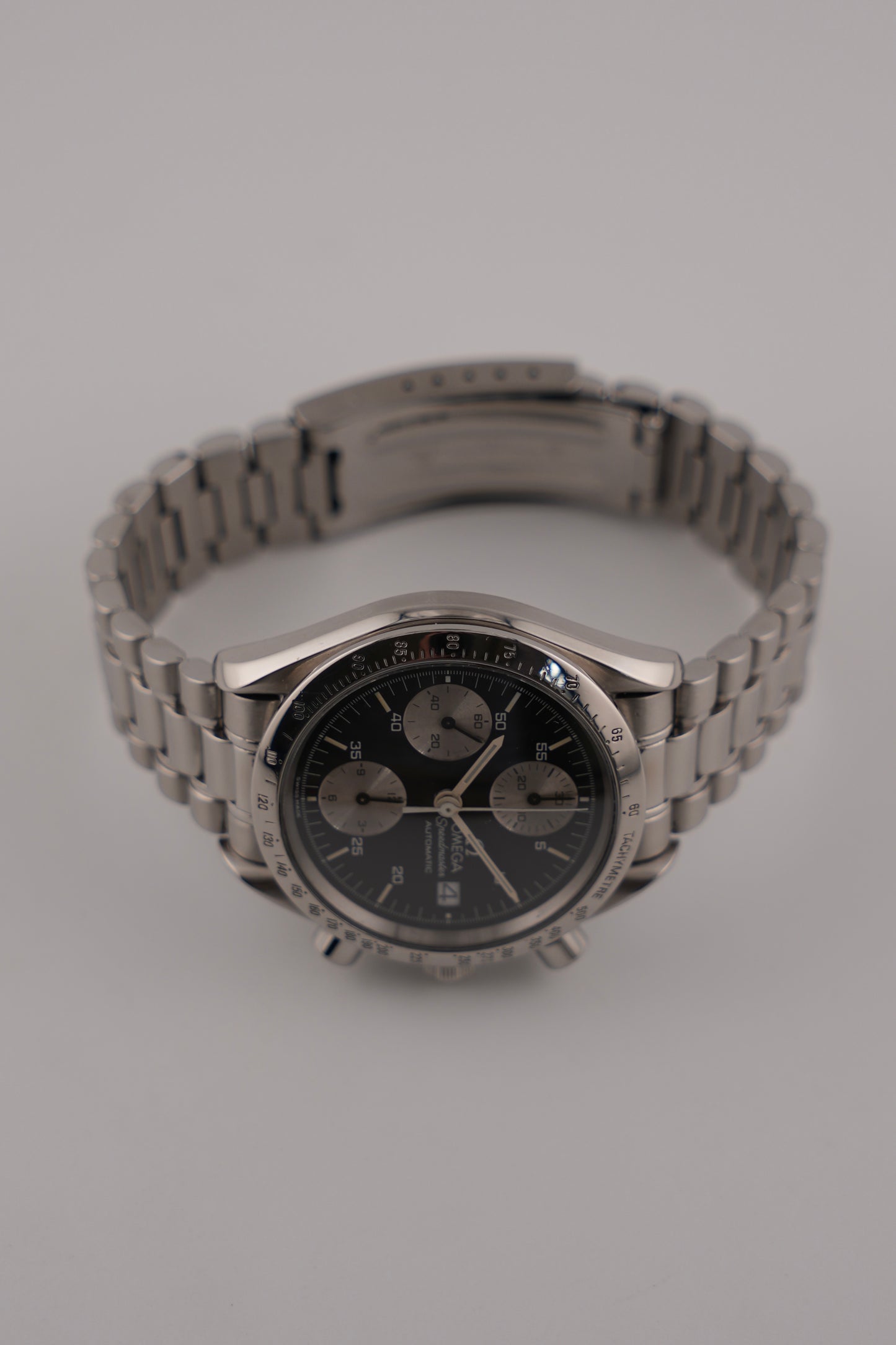 Omega Speedmaster Automatic Chronograph - 175.0043 - Reverse Panda Dial