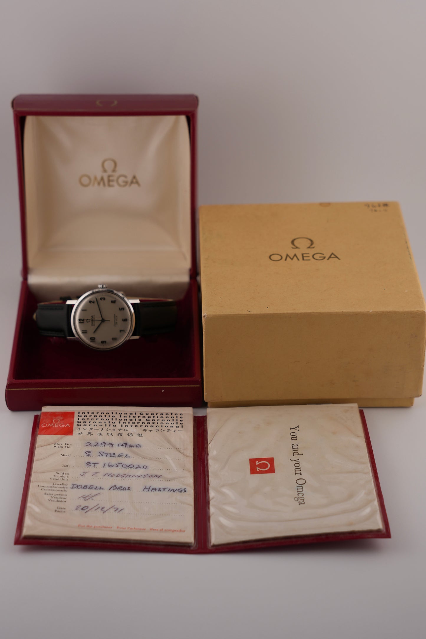 Omega Seamaster De Ville Automatic - Rare Arabic Dial - 165.020 - Box and Papers!