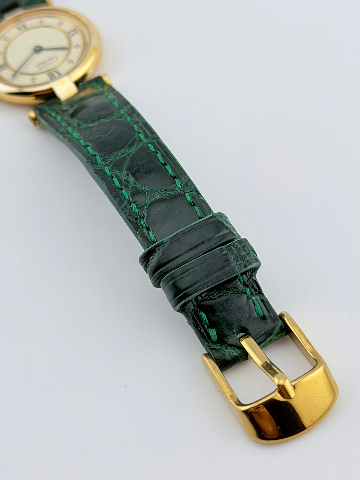 Cartier must de Vendome Quartz - 590004 - Ladies - Original Green Strap