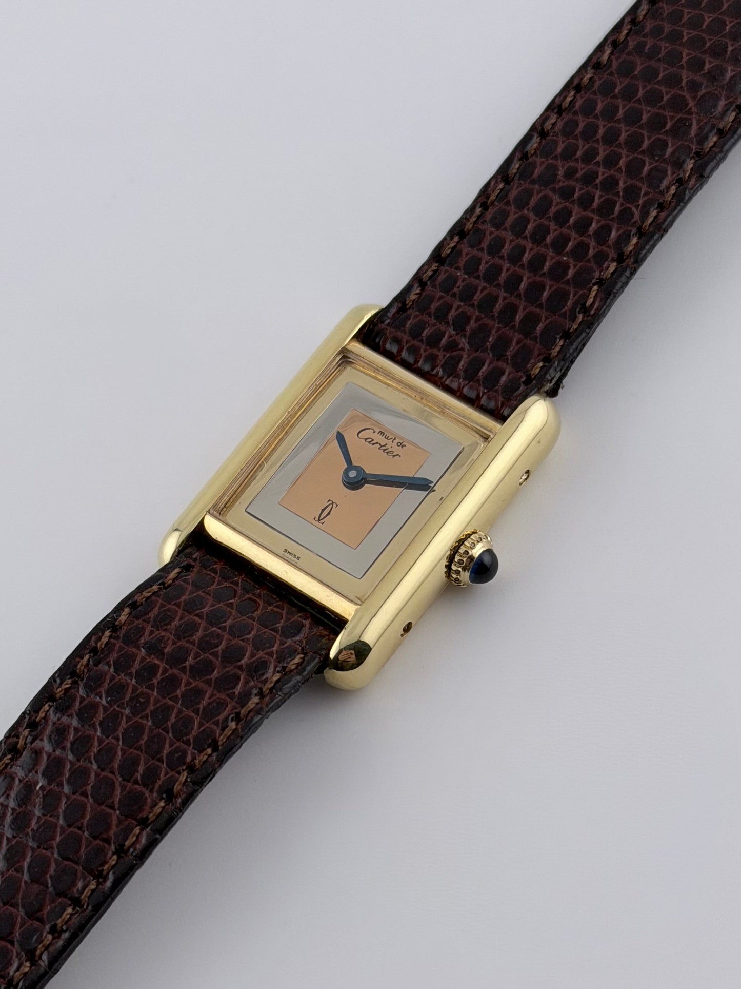 Cartier Must De Paris Tank Manual Wind - 3 - Trinity Dial - Ladies