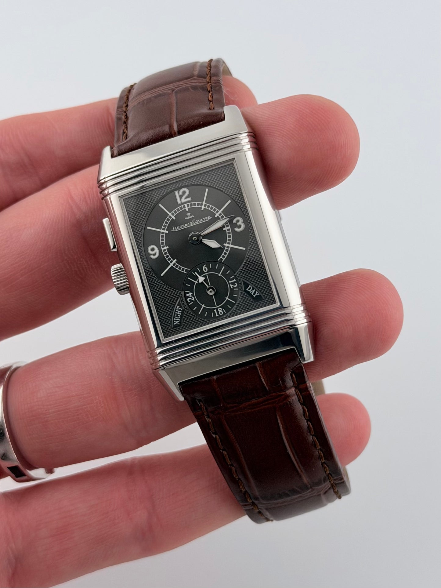 Jaeger LeCoultre Reverso Duoface Manual Wind - 272.8.54 - with Papers