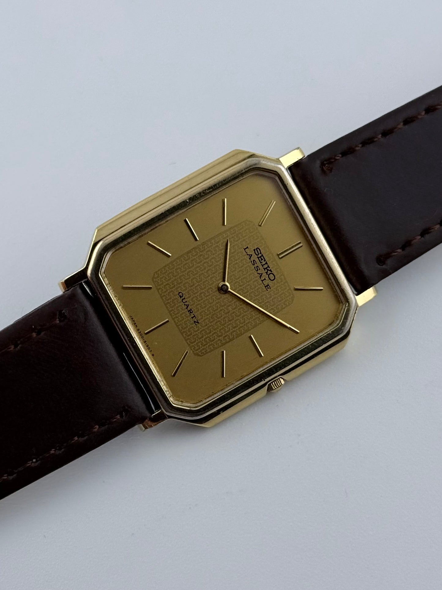 Seiko Lassale Tank Quartz 9300-5119