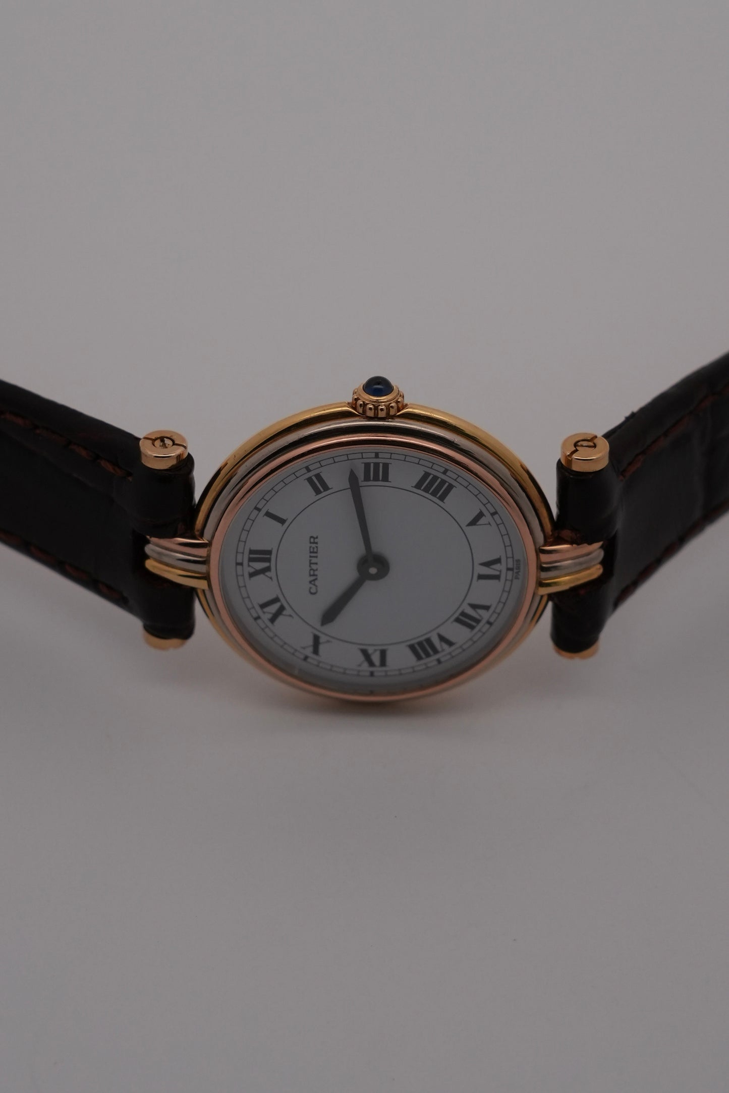 Cartier must de Vendôme Quartz - 8100 - 18ct solid gold Trinity - Full SET! - Ladies