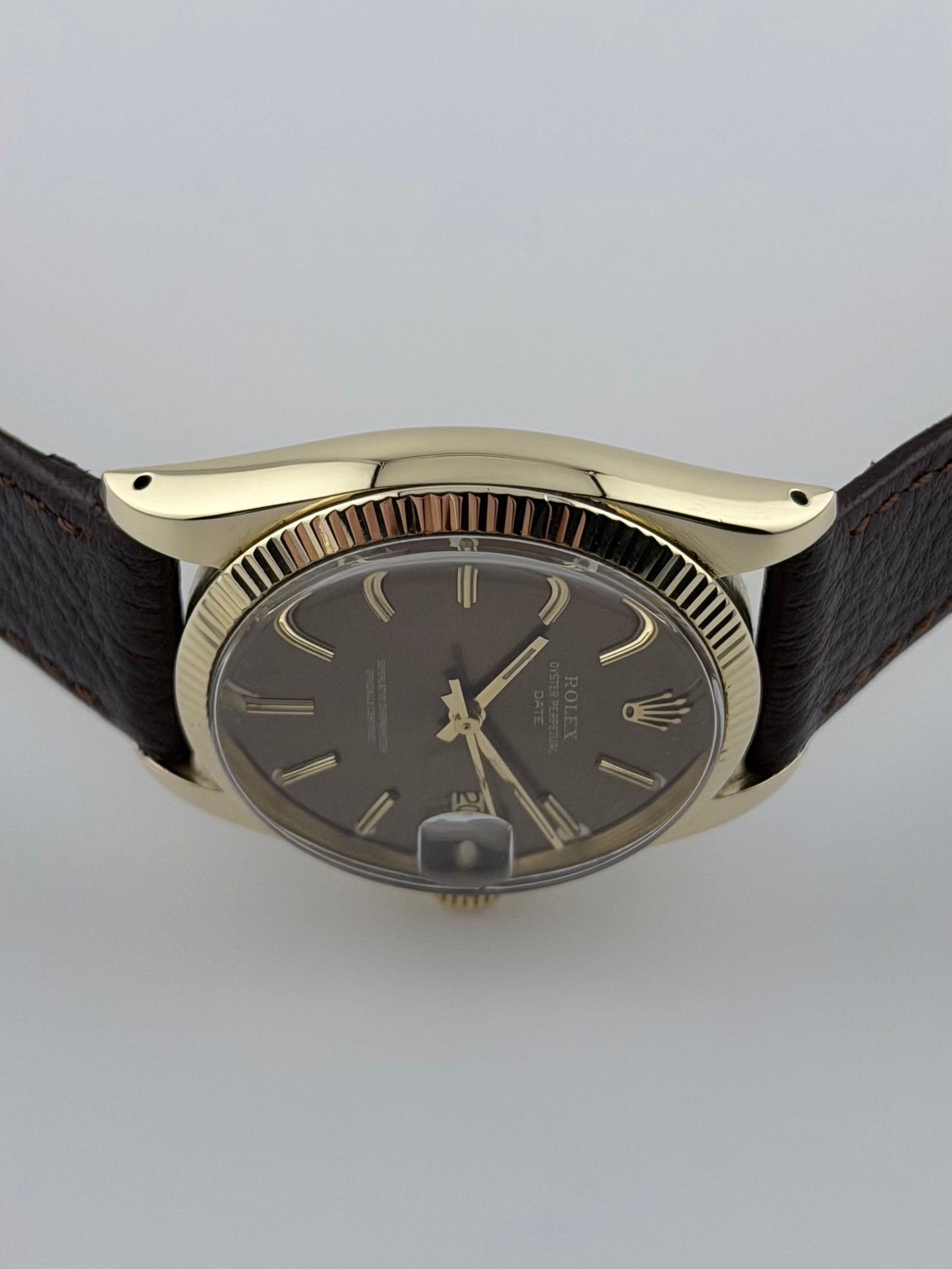 Rolex Oyster Perpetual Date Automatic - 1503 - Ultra Rare Havana Dial - Solid 14ct Gold
