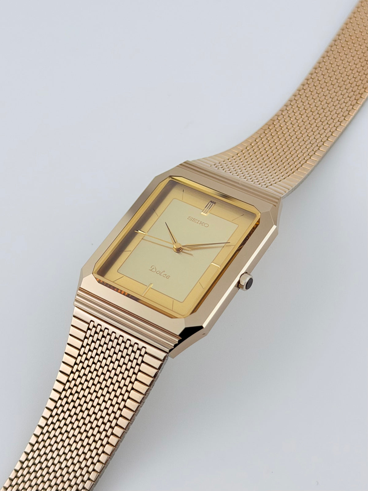 Seiko Dolce Exceline Tank Quartz Box! - 7741-508A Near Mint!