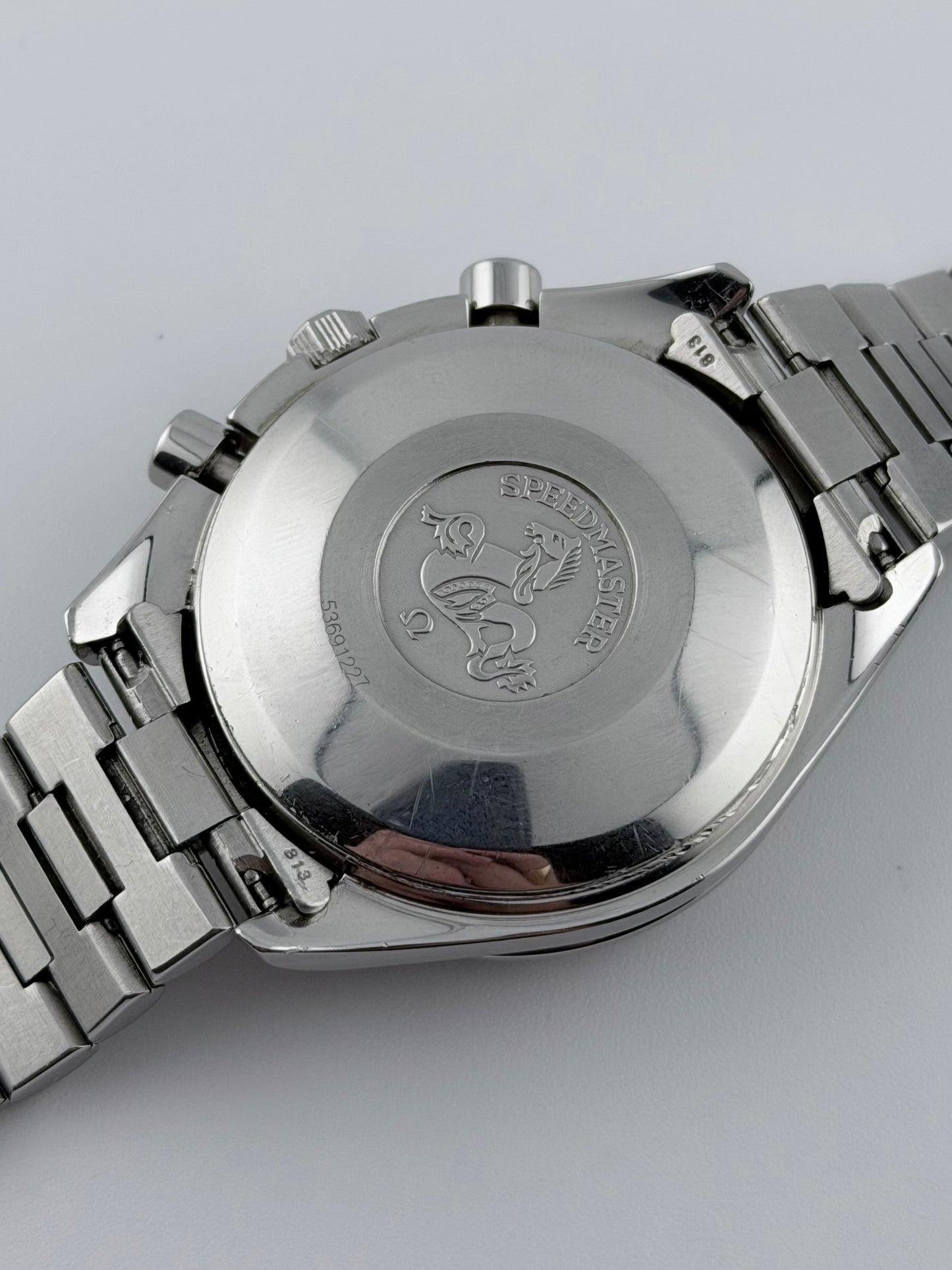 Omega Speedmaster Automatic Date - 175.0043 - Rare Reverse Panda Dial - Box and Papers