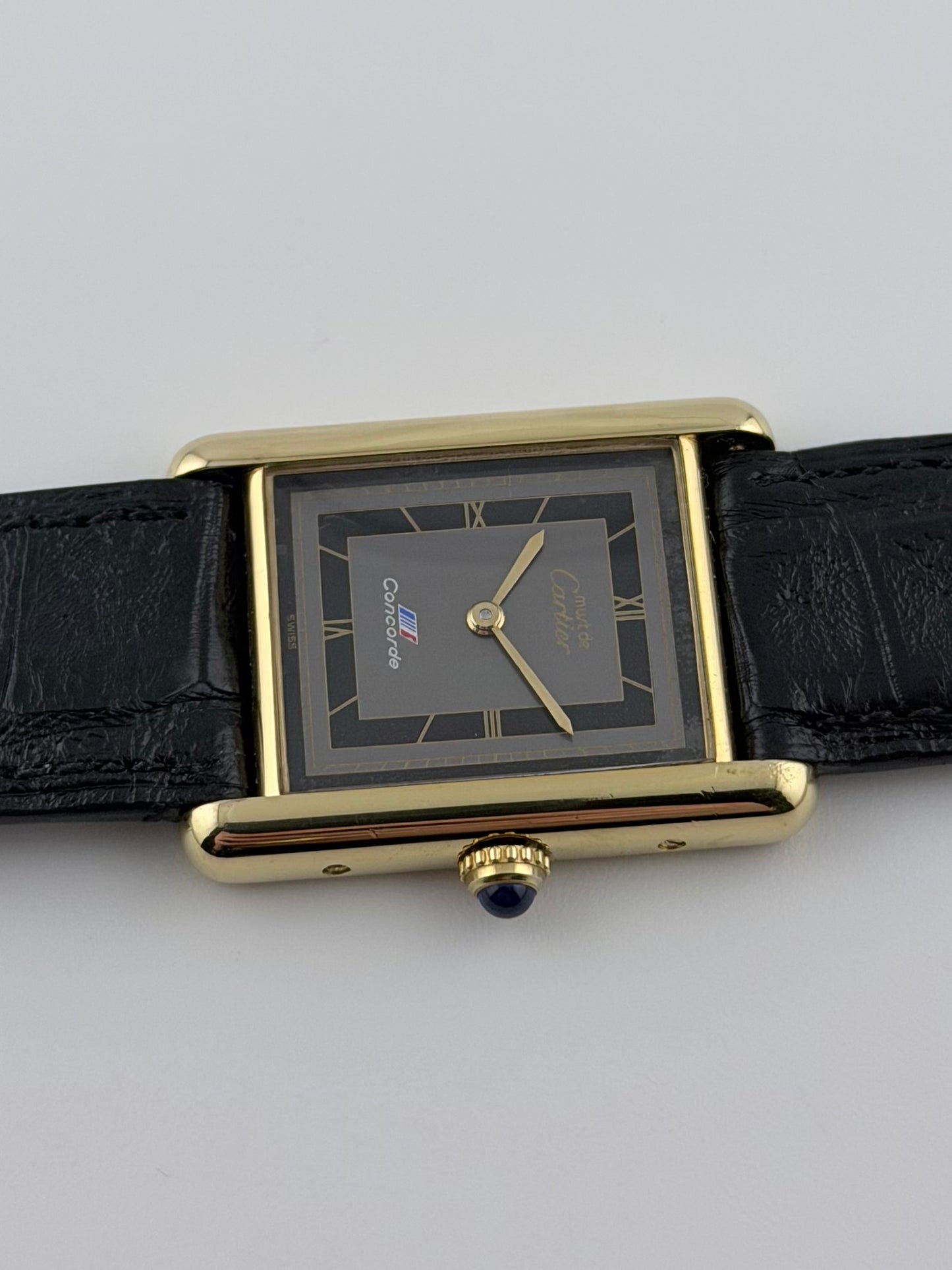 Cartier Must De Tank Quartz - Ultra Rare Off Catalog - Concord