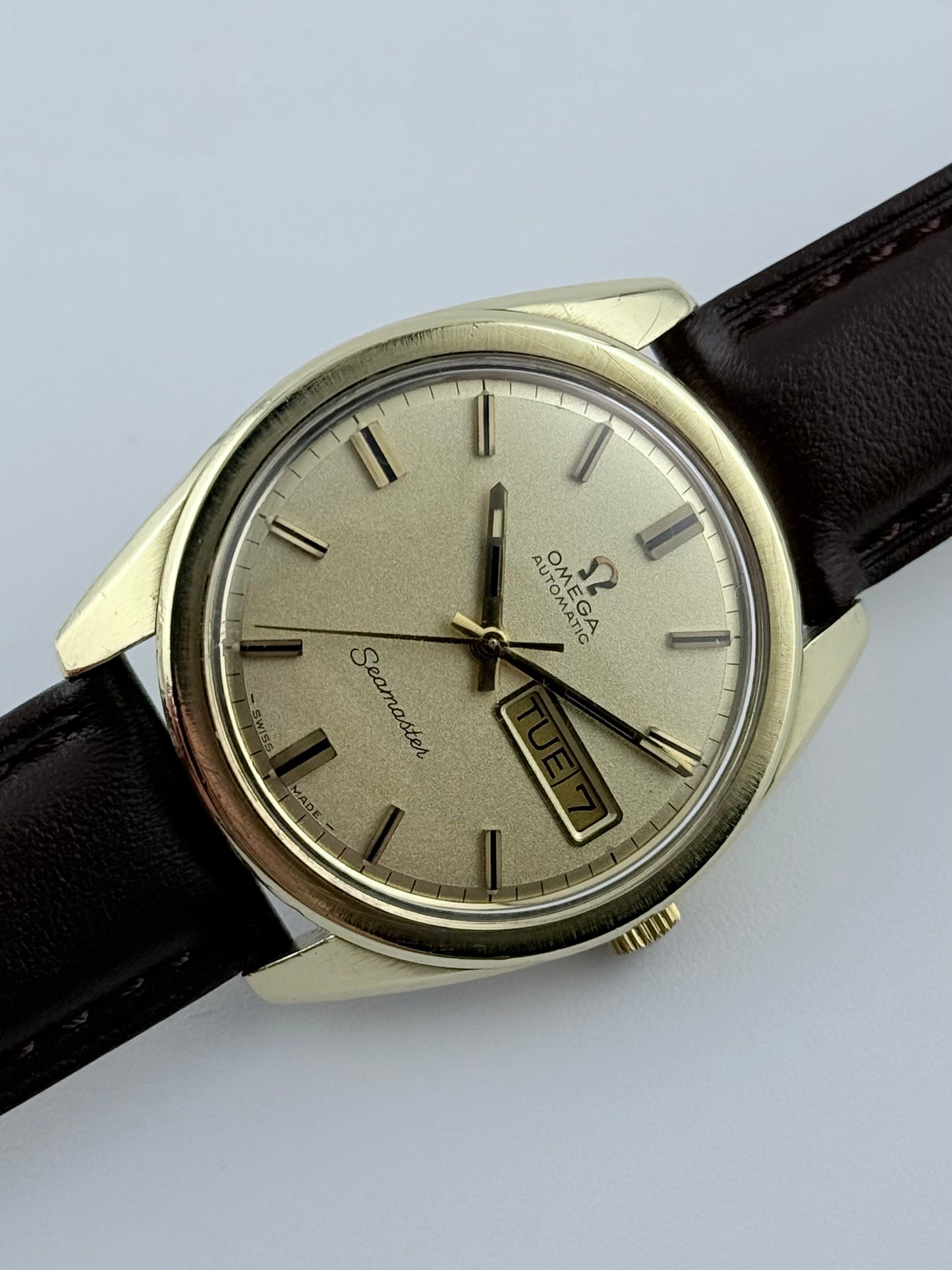 Omega Seamaster Automatic Day-Date Jumbo Pie Pan 166.032