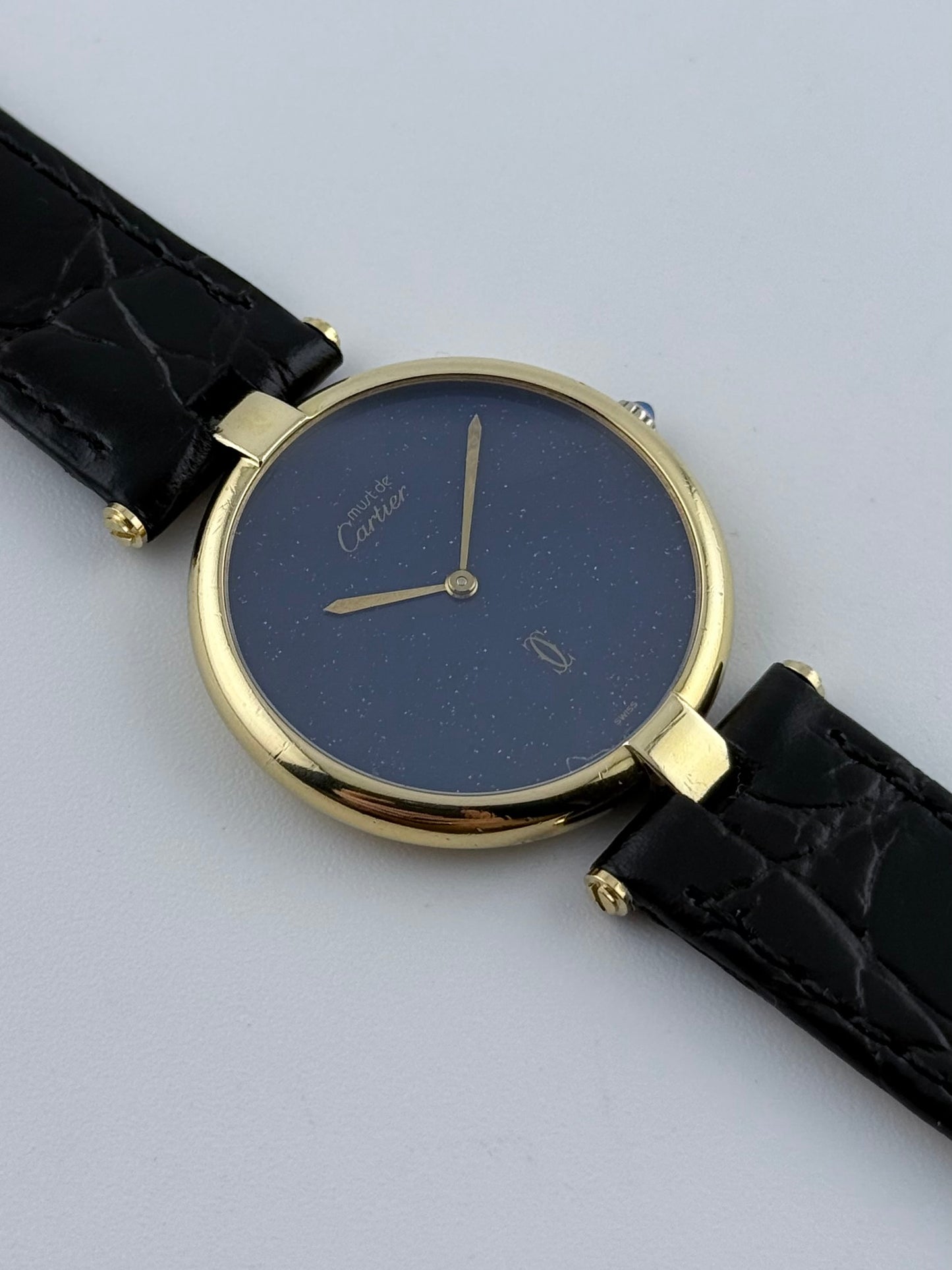 Cartier Must De Vendome Quartz - 17 - Lapis Lazuli effect Dial