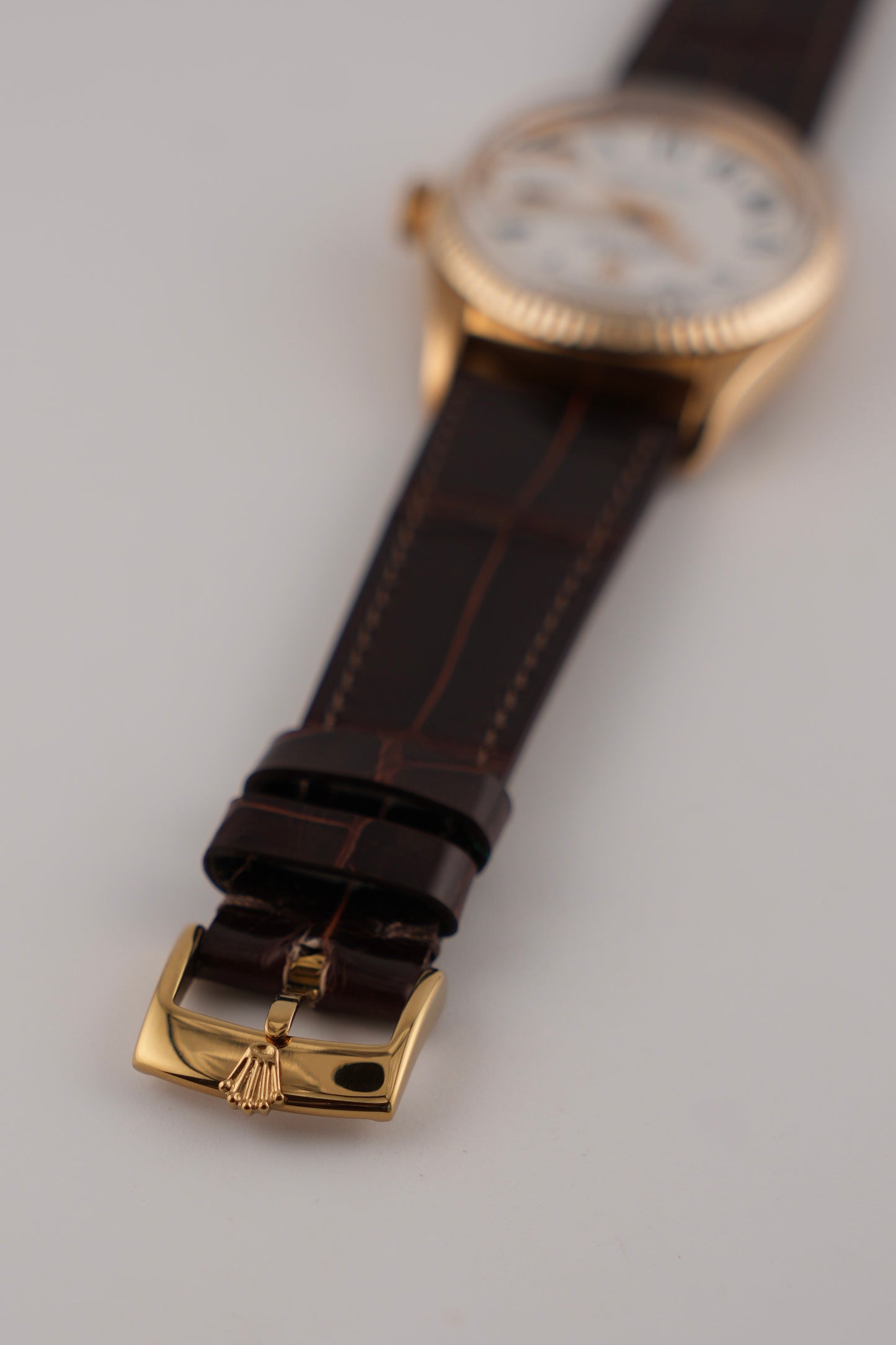 Rolex Oyster Perpetual Day-Date - 1803 Solid 18ct Gold - Rare Buckley Dial