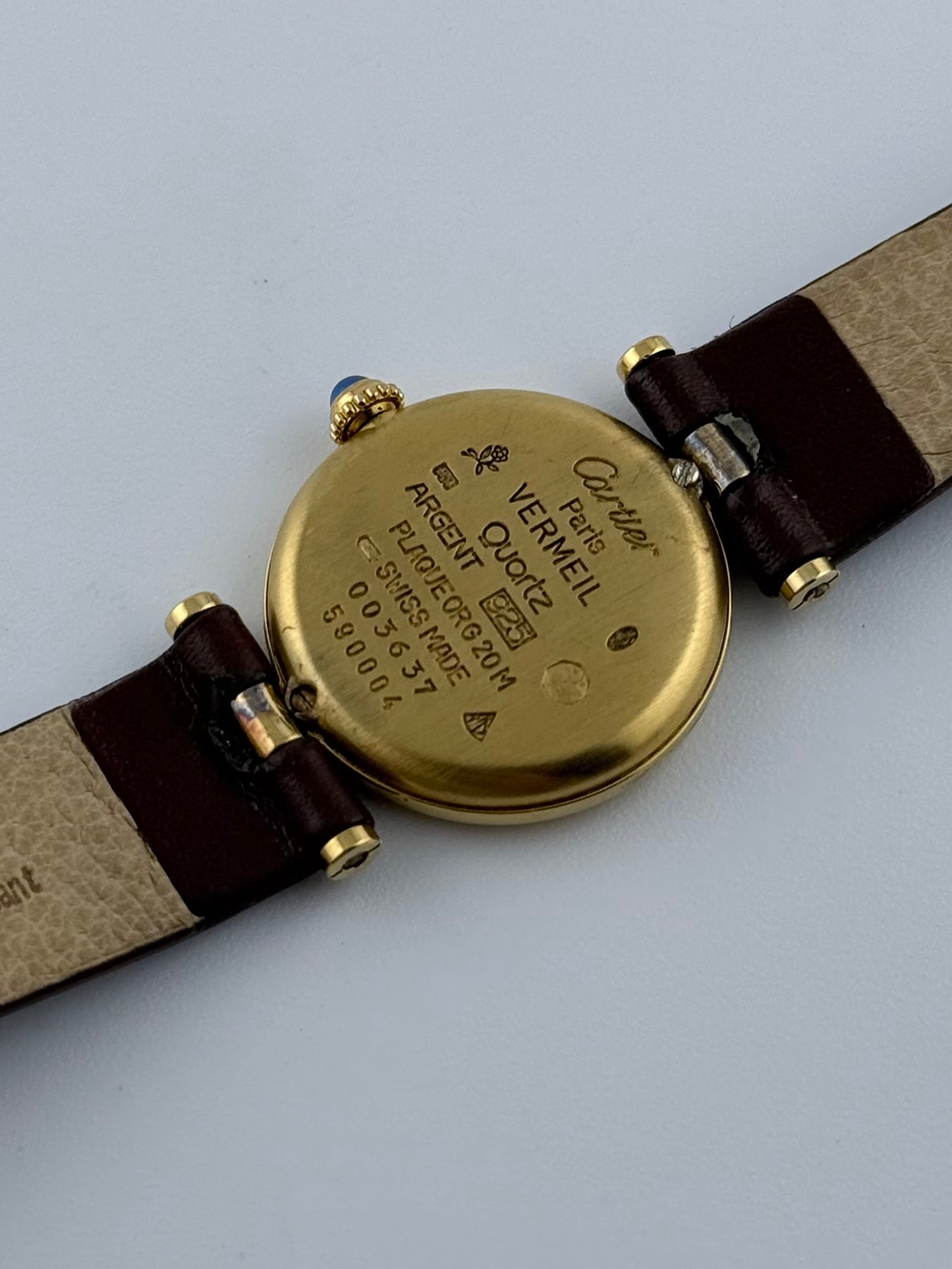 Cartier must de Vendome Quartz - 590004 - Two-tone Trinity Dial