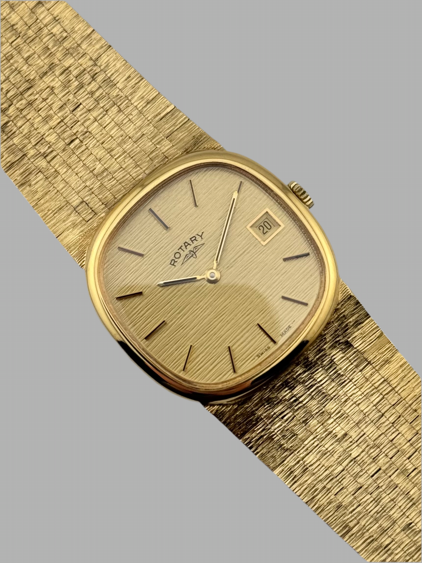 Rotary Manual Wind Date - Rare Bracelet Watch - OG Box
