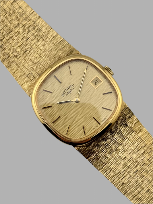 Rotary Manual Wind Date - Rare Bracelet Watch - OG Box