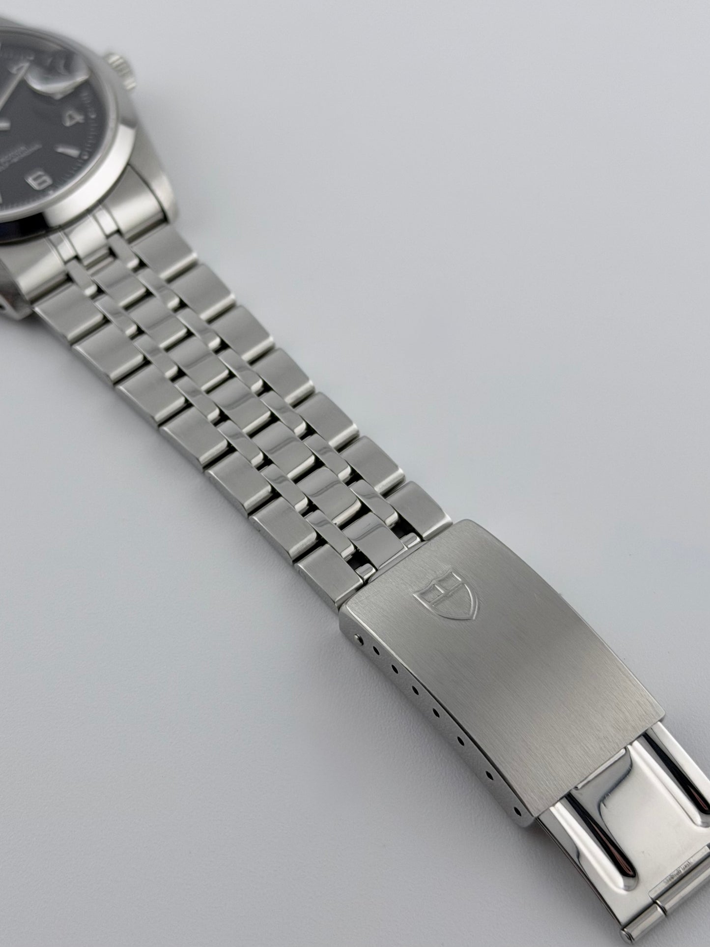 Tudor Prince Date 74000N - Black Arabic Dial