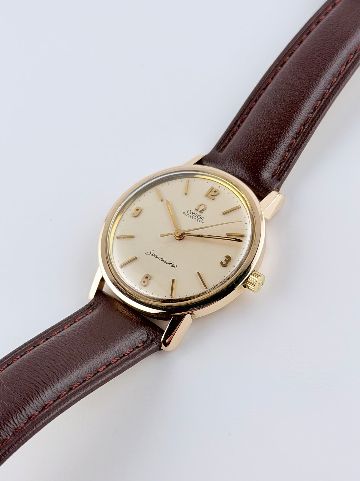 Omega Seamaster Automatic 9ct Gold - 165.003 - Box and Papers