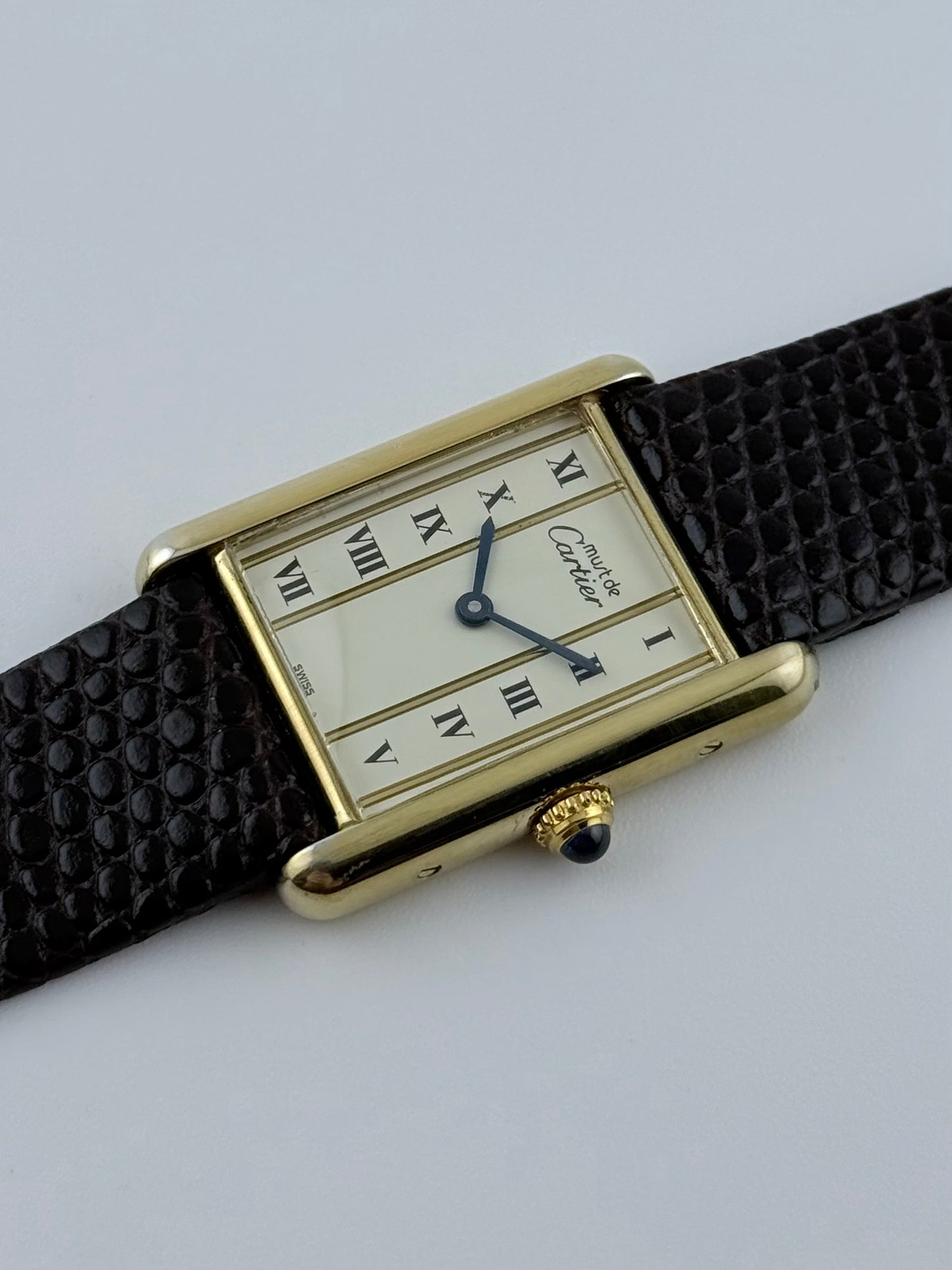 Cartier Must De Tank Quartz - 590005 - Art Deco Dial - Original Box