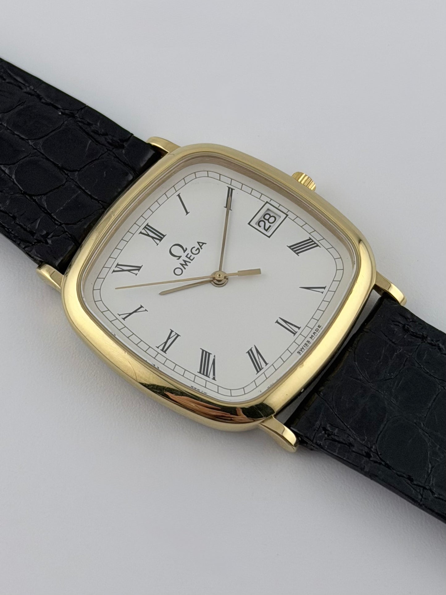 Omega De Ville Quartz Date - 196.0317.1 - Original Strap and Buckle