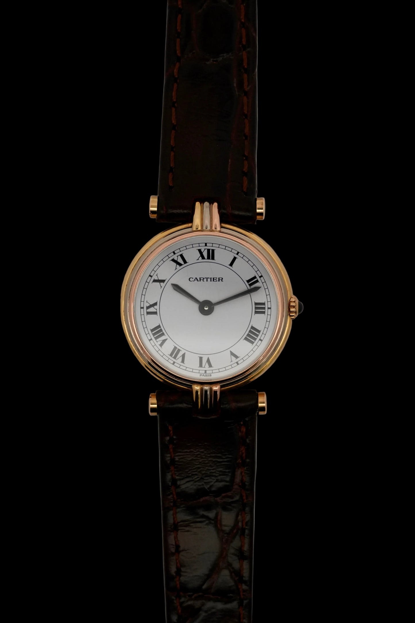 Cartier must de Vendôme Quartz - 8100 - 18ct solid gold Trinity - Full SET! - Ladies