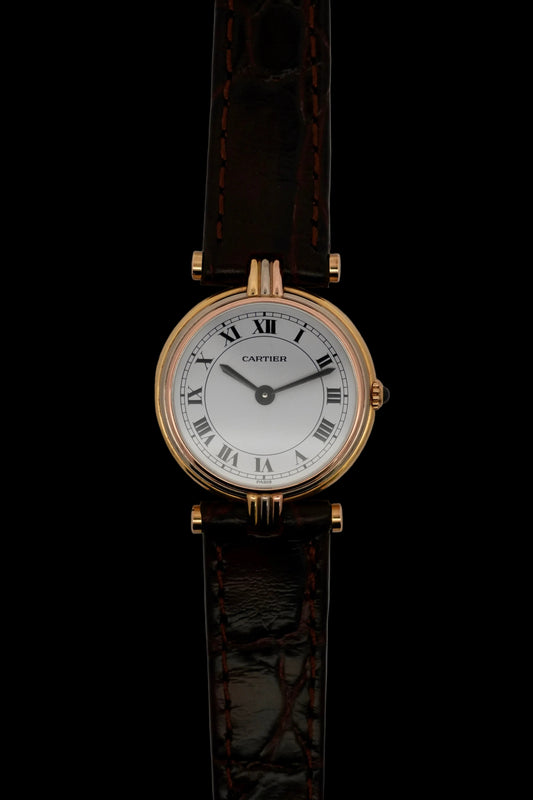 Cartier must de Vendôme Quartz - 8100 - 18ct solid gold Trinity - Full SET! - Ladies