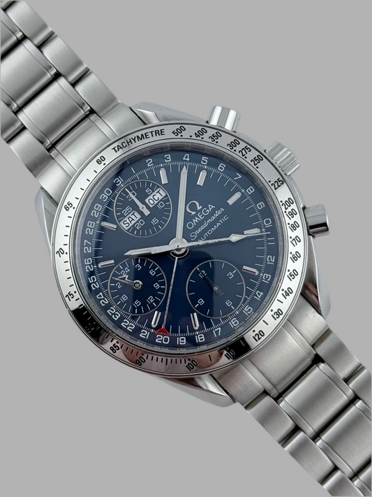Omega Speedmaster Automatic Chronograph Triple Calendar - 175.0084 - Box and Papers