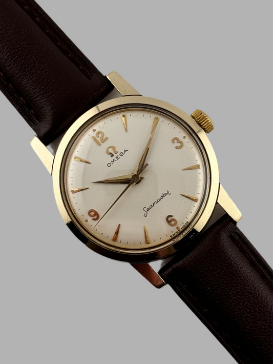Omega Seamaster Manual Wind 9ct Yellow Gold - 58355