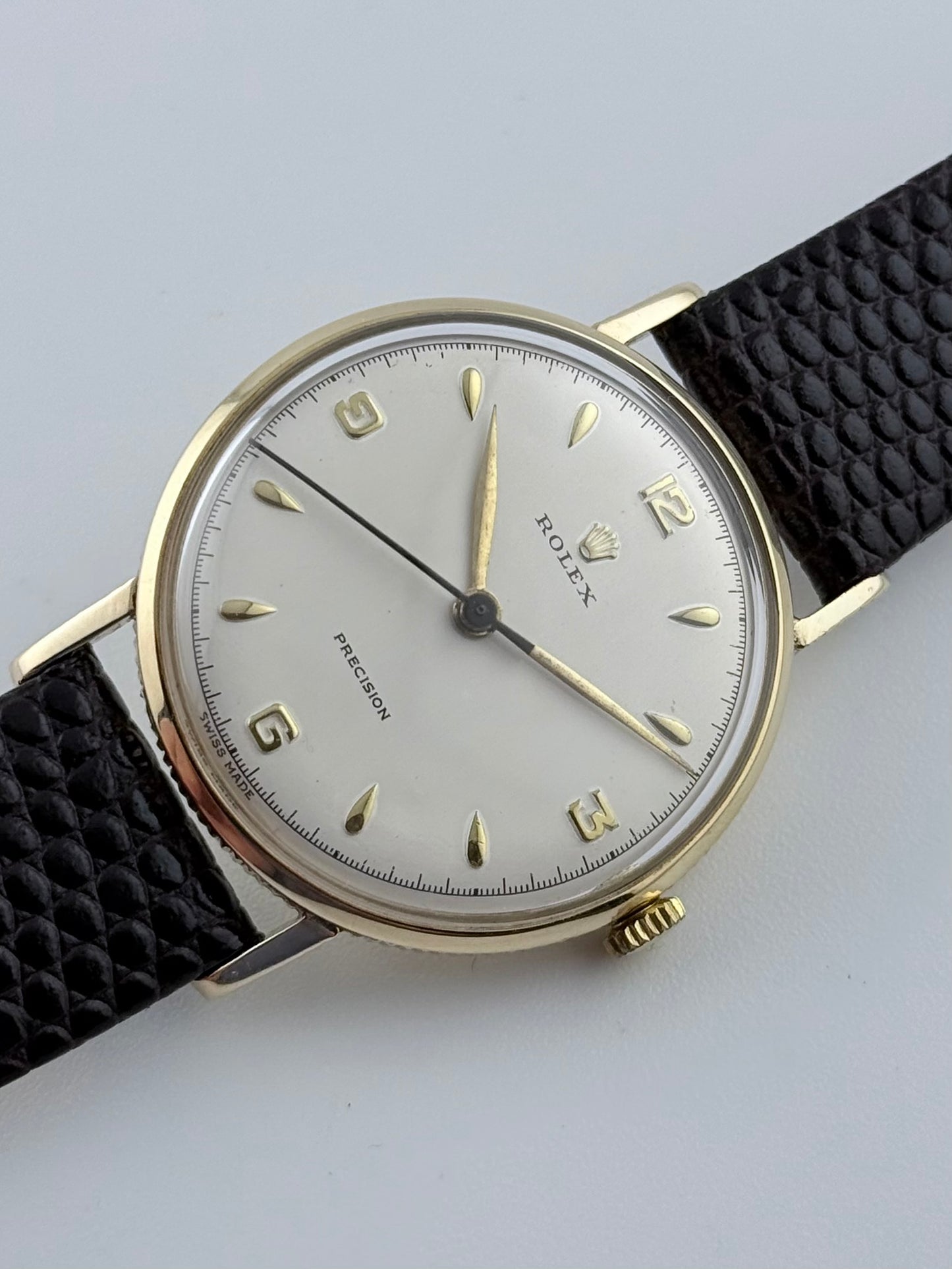 Rolex Precision Manual Wind - 739 - 9ct Gold - Coin Edge