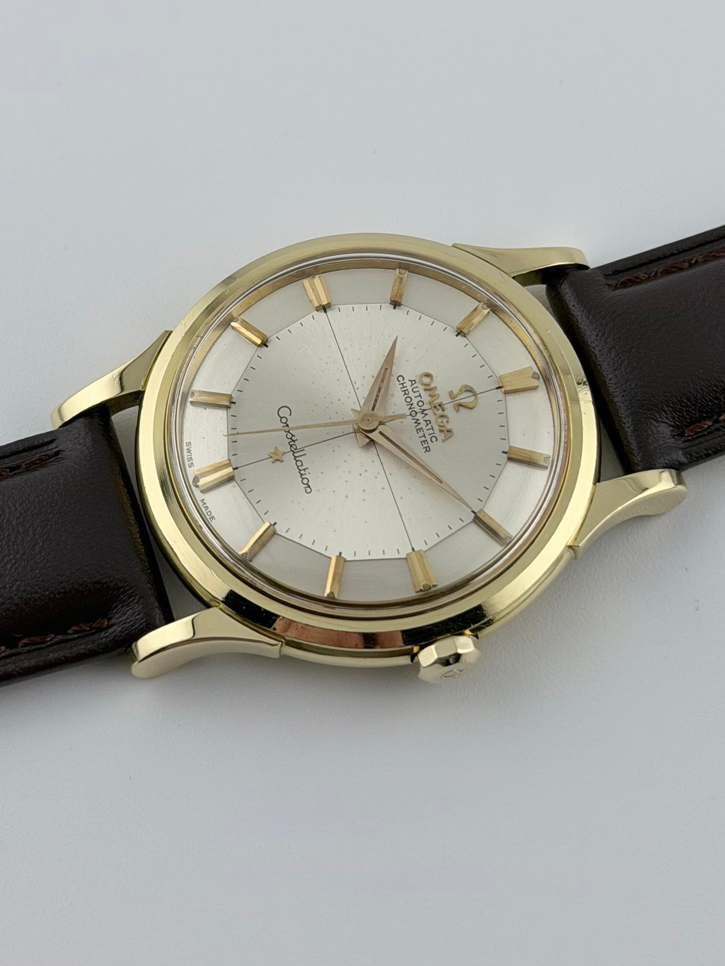 Omega Constellation Chronometer Automatic 18ct Gold - Pie Pan - Rare - 14381-82-SC