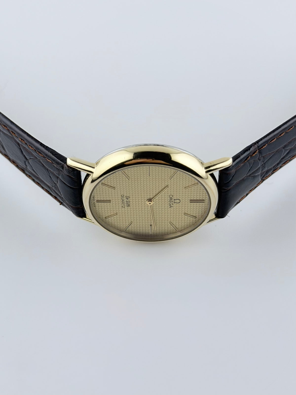 Omega De Ville Quartz 191.0092 Waffle Dial