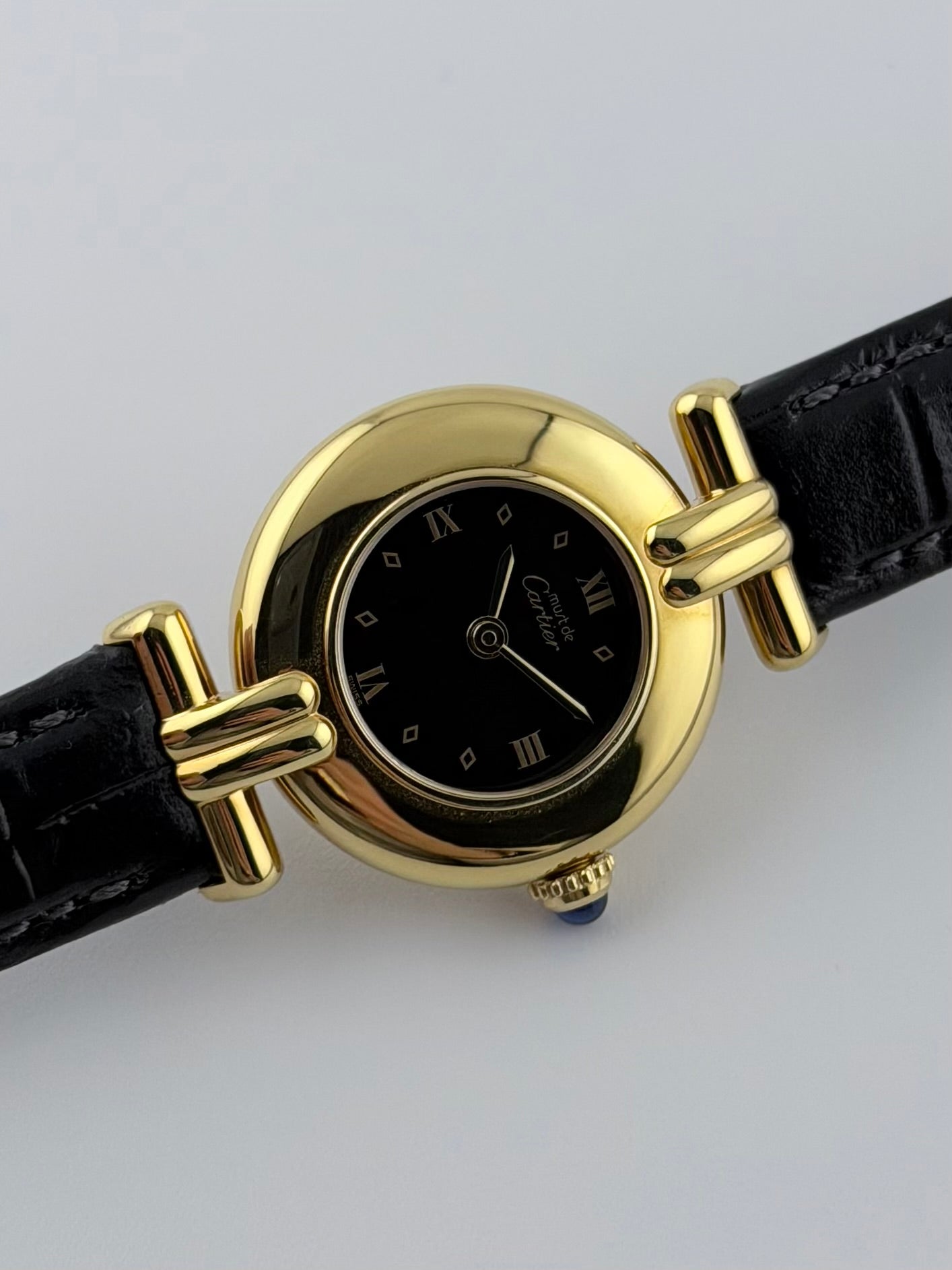 Cartier must de Colisee Quartz - 590002 - Ladies - Onyx Dial